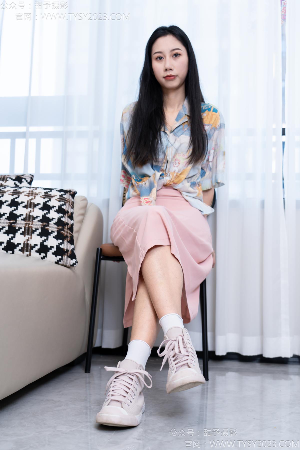 图片[97]-甜予摄影 NO.186 娃娃-帆布鞋、白棉袜、裸足[97P] – 速更版-美库