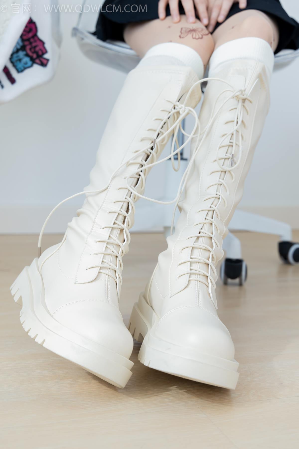 图片[20]-物恋传媒 NO.2369 嘉木-长靴、长筒小腿白棉袜、蝴蝶薄肉丝[156P] – 速更版-美库