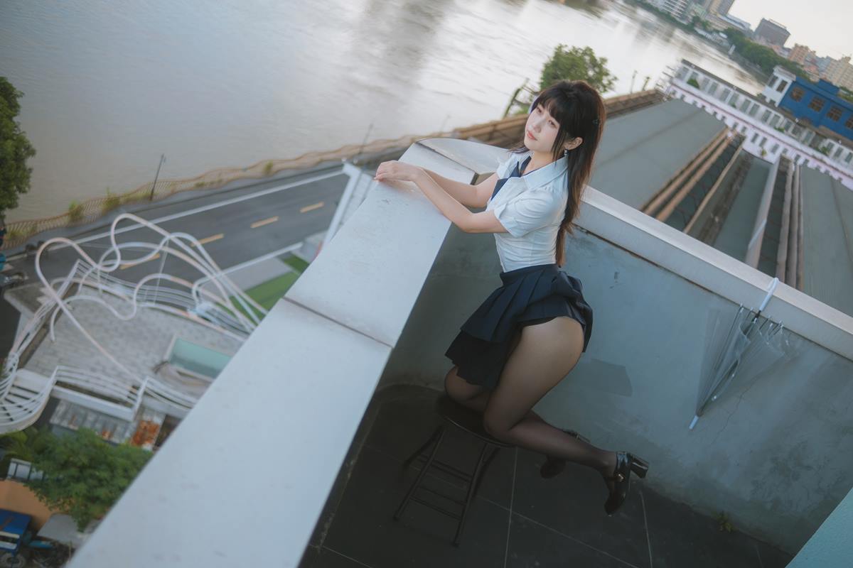 图片[10]-不呆猫 – JK学妹户外[17P] – 速更版-美库