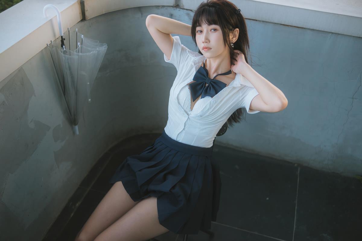 图片[11]-不呆猫 – JK学妹户外[17P] – 速更版-美库