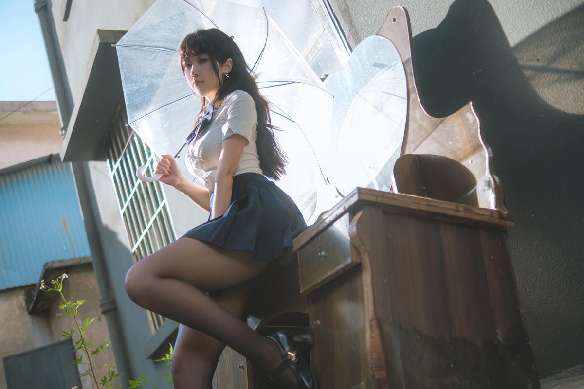 图片[15]-不呆猫 – JK学妹户外[17P] – 速更版-美库