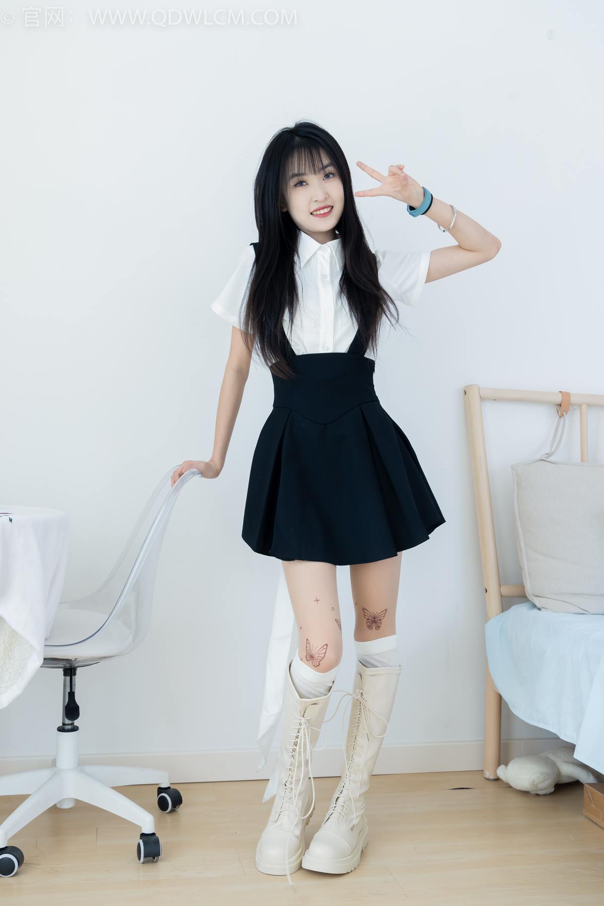 图片[42]-物恋传媒 NO.2369 嘉木-长靴、长筒小腿白棉袜、蝴蝶薄肉丝[156P] – 速更版-美库