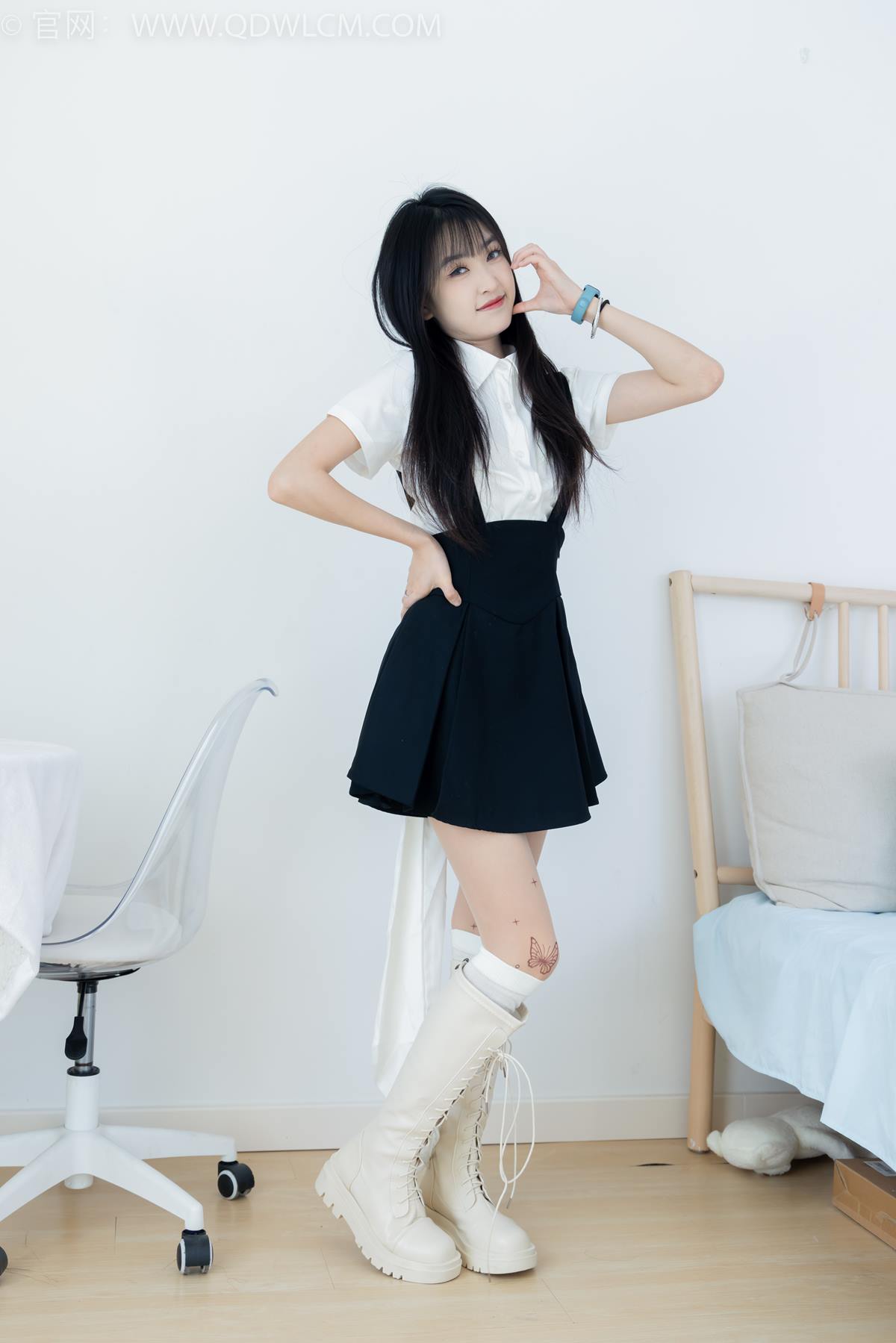 图片[51]-物恋传媒 NO.2369 嘉木-长靴、长筒小腿白棉袜、蝴蝶薄肉丝[156P] – 速更版-美库