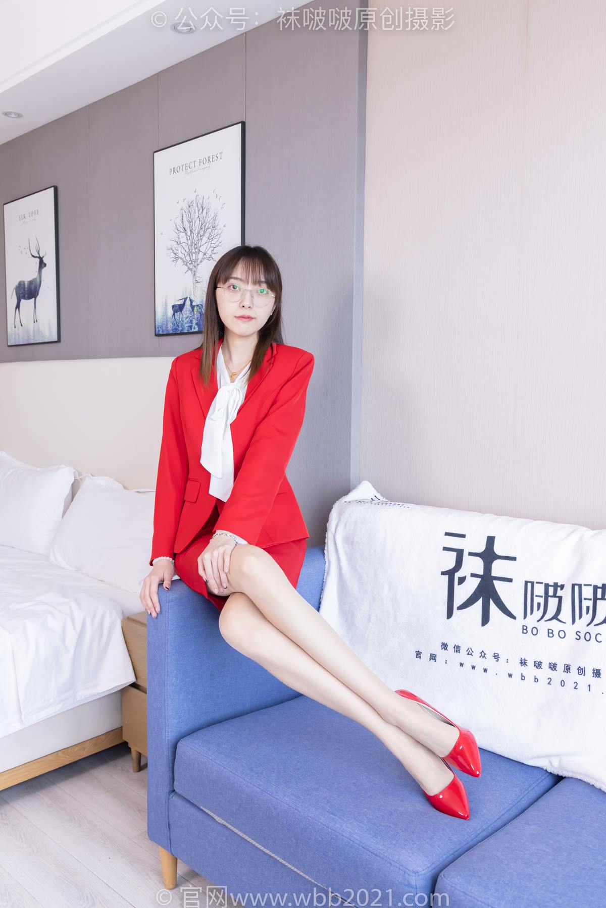 图片[12]-[BoBoSocks袜啵啵]NO.557 稚予-西服、两双高跟鞋、薄肉丝[108P] – 速更版-美库