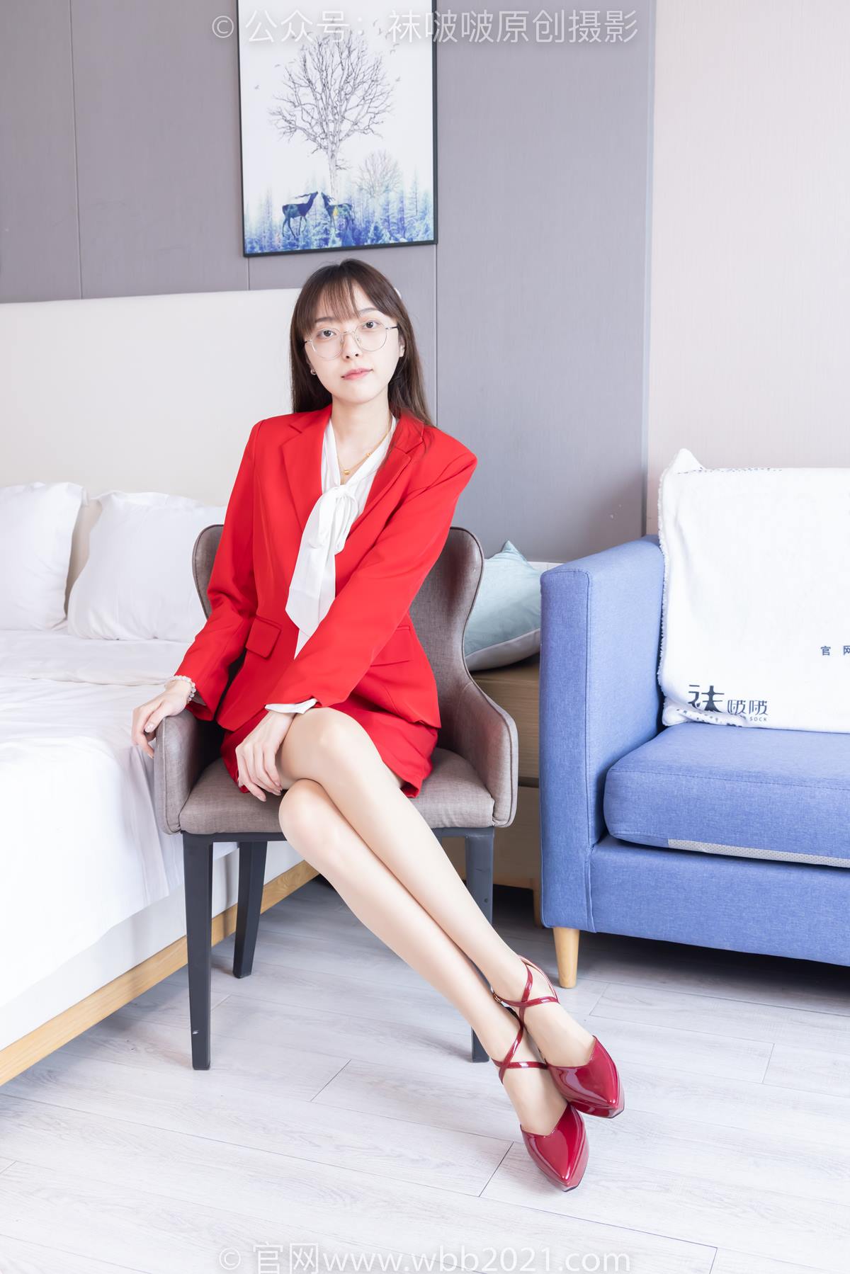 图片[31]-[BoBoSocks袜啵啵]NO.557 稚予-西服、两双高跟鞋、薄肉丝[108P] – 速更版-美库