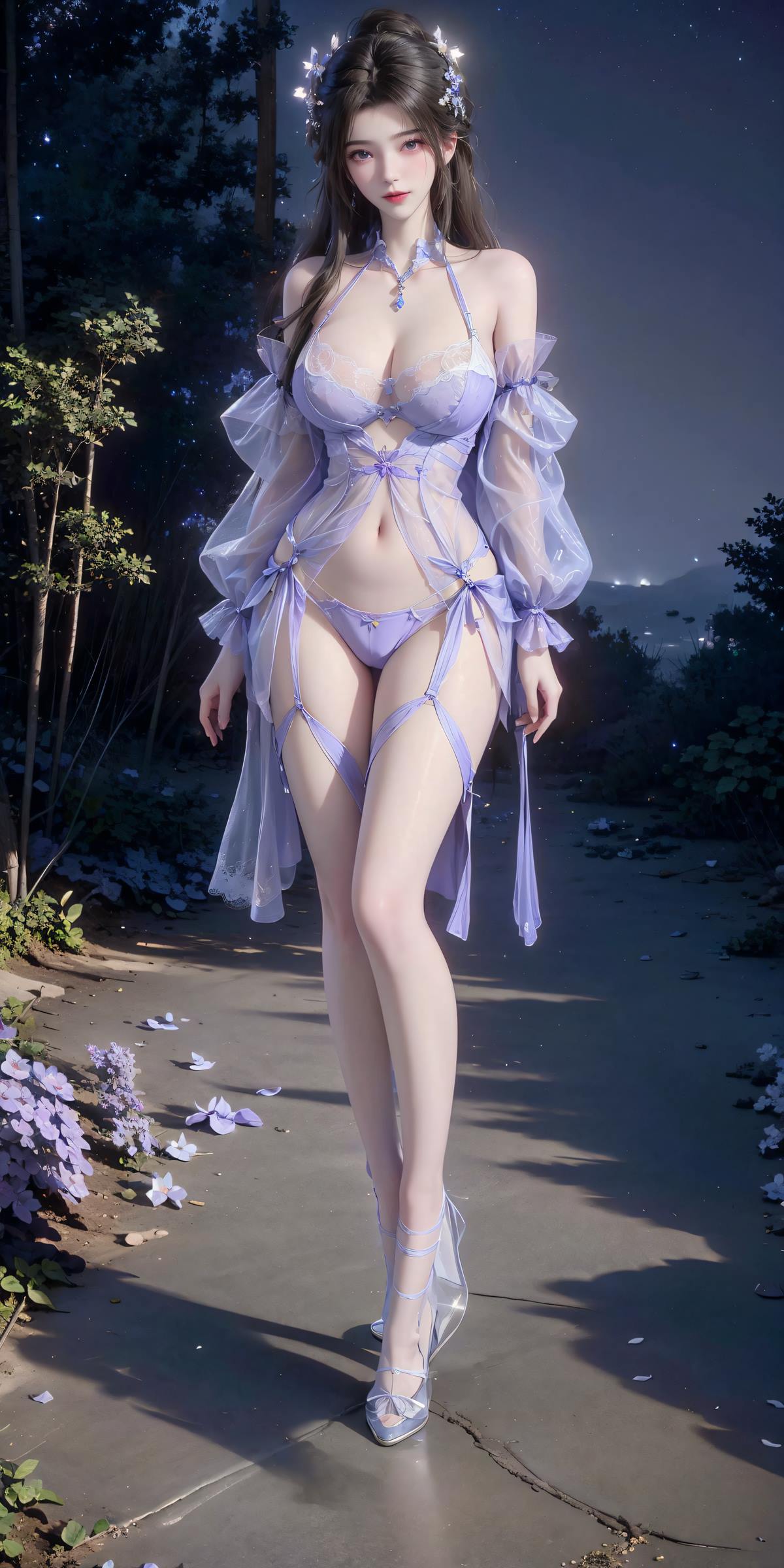 图片[23]-AI绘画 631 逍遥 李慕婉透视连衣裙[75P] – 速更版-美库