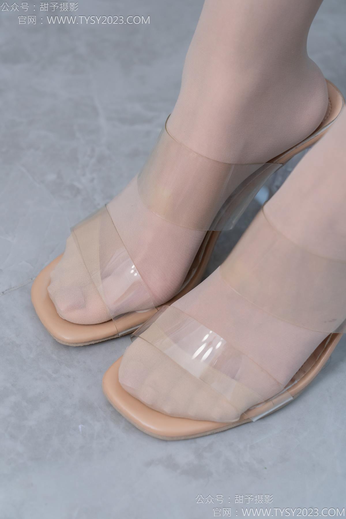 图片[89]-甜予摄影 NO.188 贝壳-透明高跟、高跟鞋、薄肉丝、薄黑丝、裸足[108P] – 速更版-美库