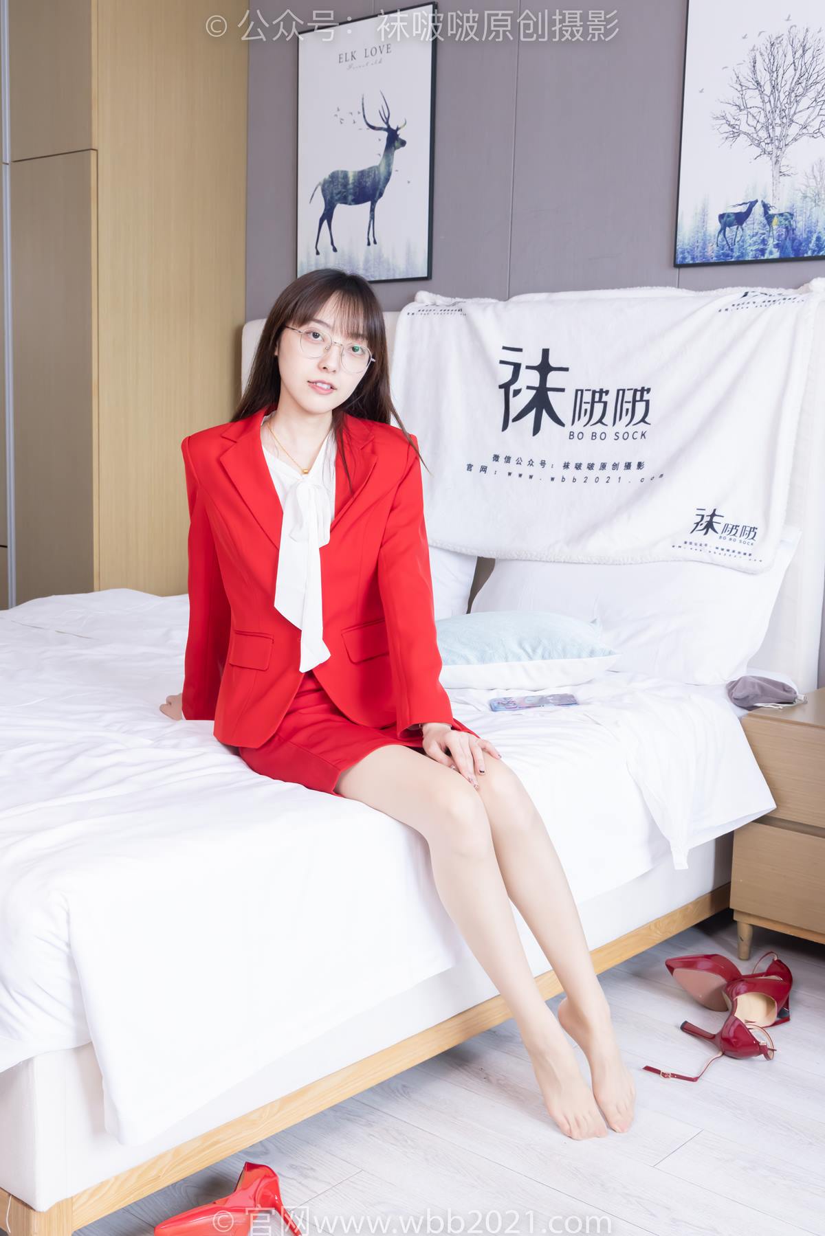 图片[102]-[BoBoSocks袜啵啵]NO.557 稚予-西服、两双高跟鞋、薄肉丝[108P] – 速更版-美库