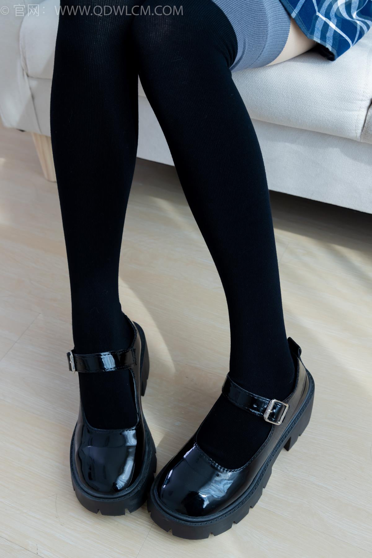 图片[14]-物恋传媒 NO.2371 茯苓-JK制服、皮鞋、拼接过膝袜[96P] – 速更版-美库