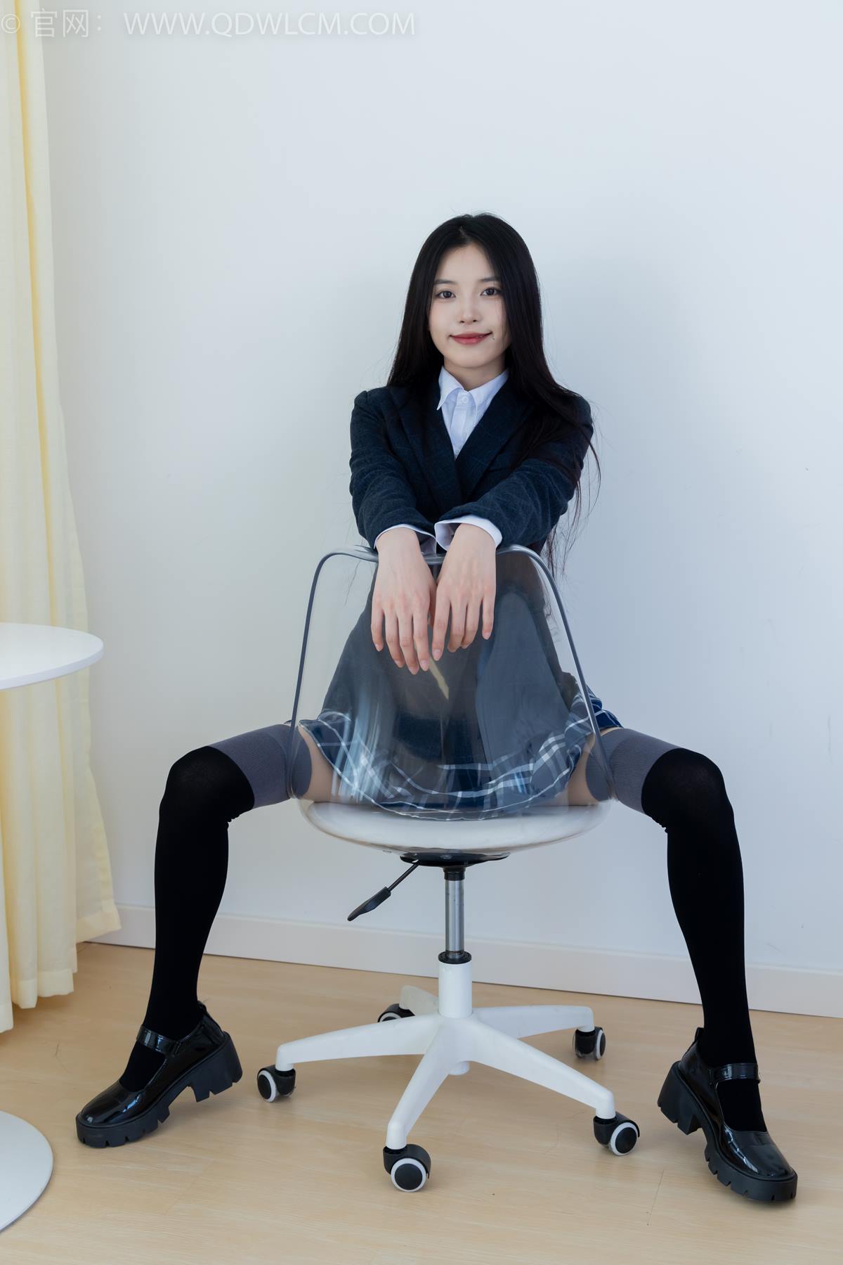 图片[21]-物恋传媒 NO.2371 茯苓-JK制服、皮鞋、拼接过膝袜[96P] – 速更版-美库