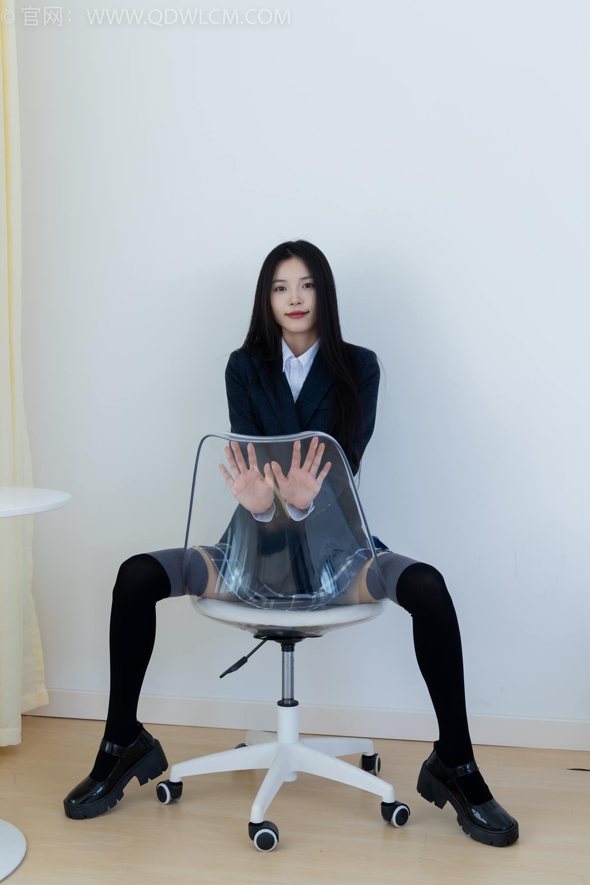 图片[22]-物恋传媒 NO.2371 茯苓-JK制服、皮鞋、拼接过膝袜[96P] – 速更版-美库