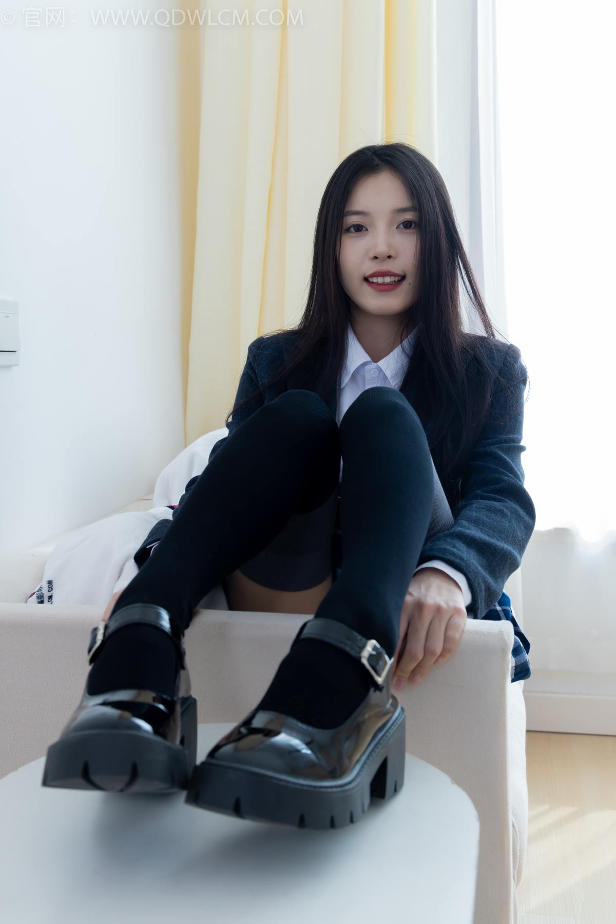 图片[26]-物恋传媒 NO.2371 茯苓-JK制服、皮鞋、拼接过膝袜[96P] – 速更版-美库