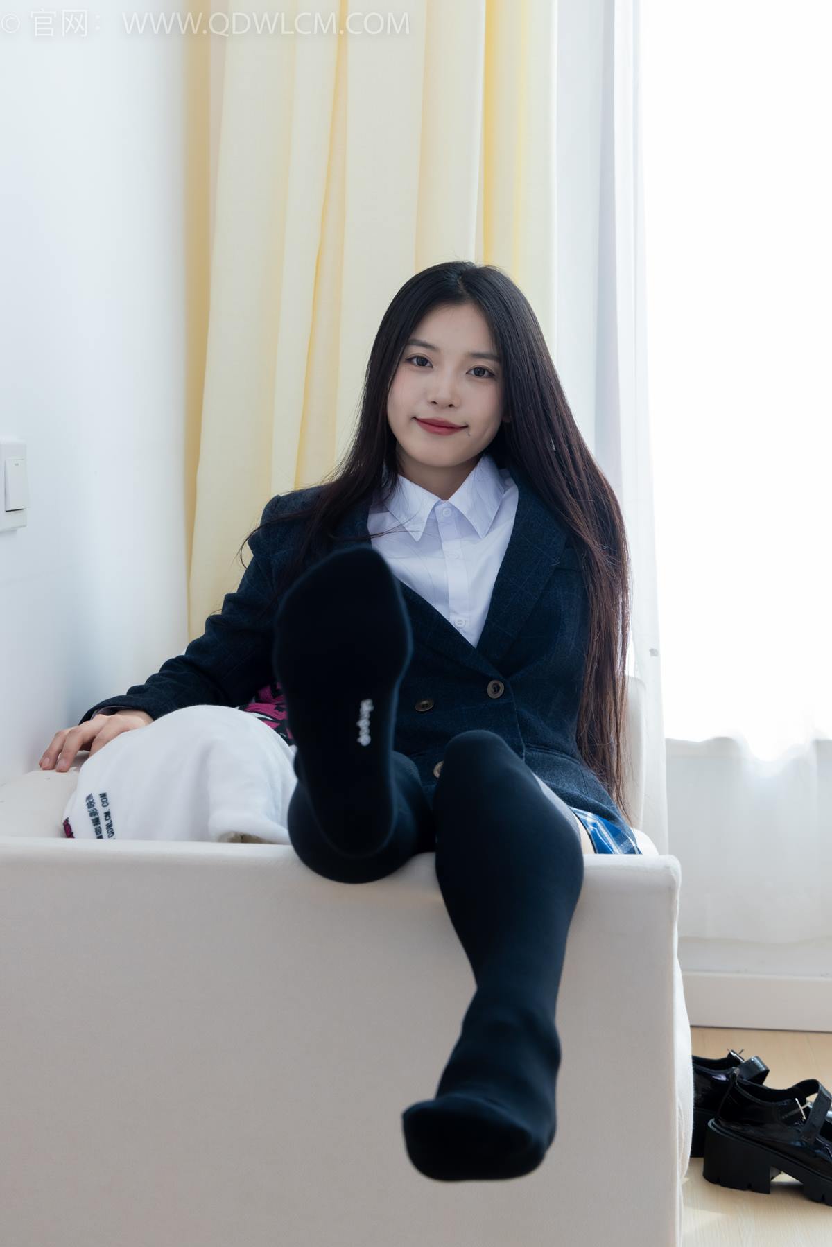 图片[30]-物恋传媒 NO.2371 茯苓-JK制服、皮鞋、拼接过膝袜[96P] – 速更版-美库