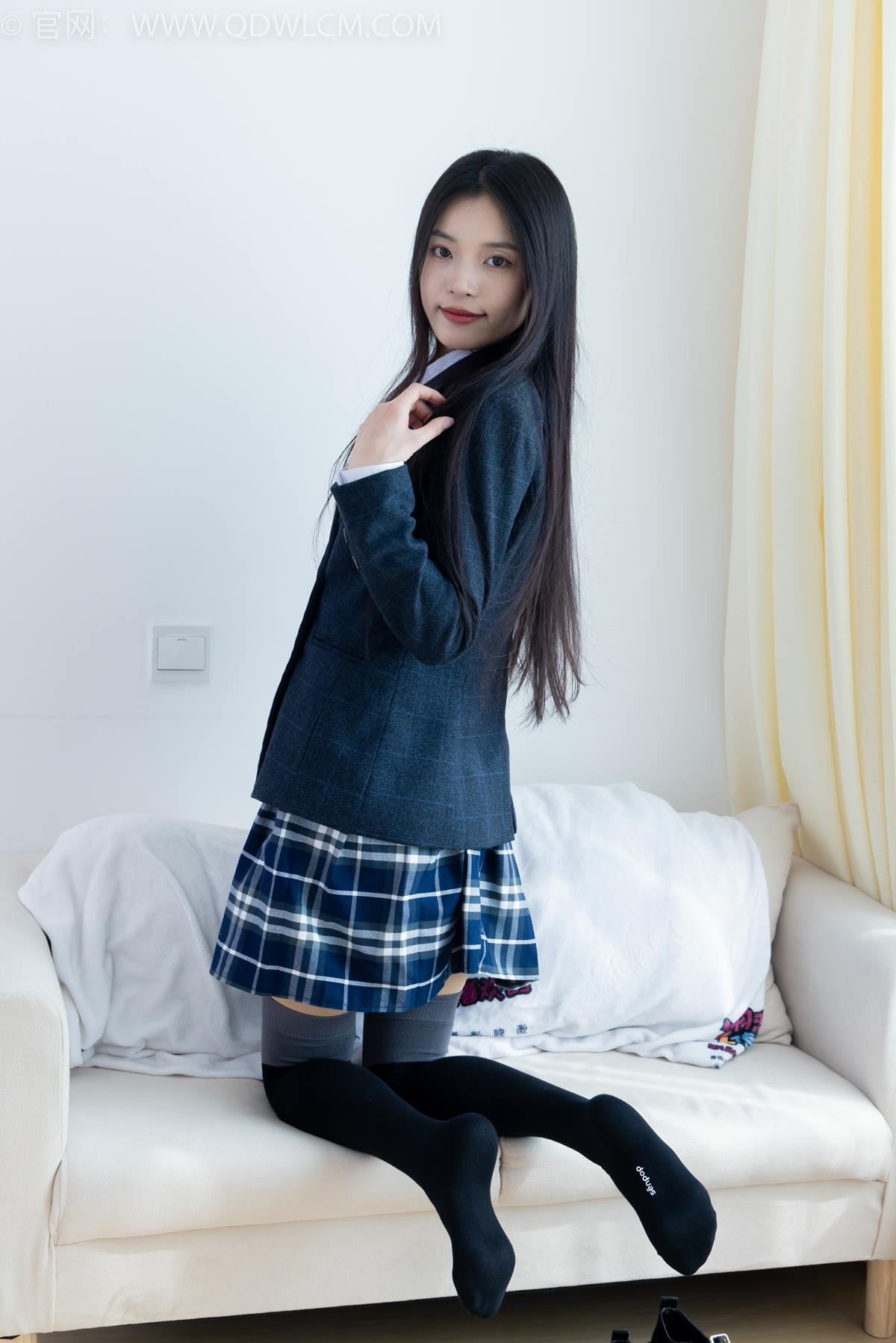 图片[39]-物恋传媒 NO.2371 茯苓-JK制服、皮鞋、拼接过膝袜[96P] – 速更版-美库