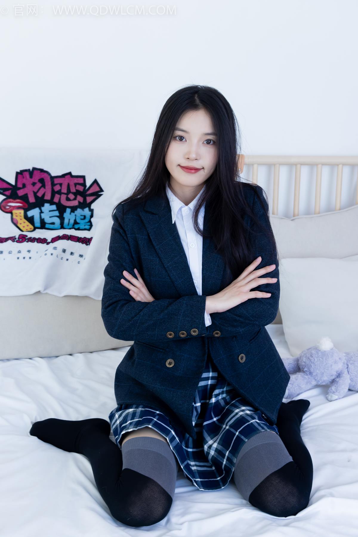 图片[45]-物恋传媒 NO.2371 茯苓-JK制服、皮鞋、拼接过膝袜[96P] – 速更版-美库