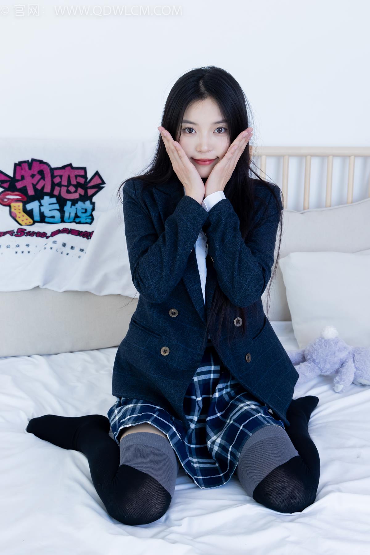 图片[47]-物恋传媒 NO.2371 茯苓-JK制服、皮鞋、拼接过膝袜[96P] – 速更版-美库