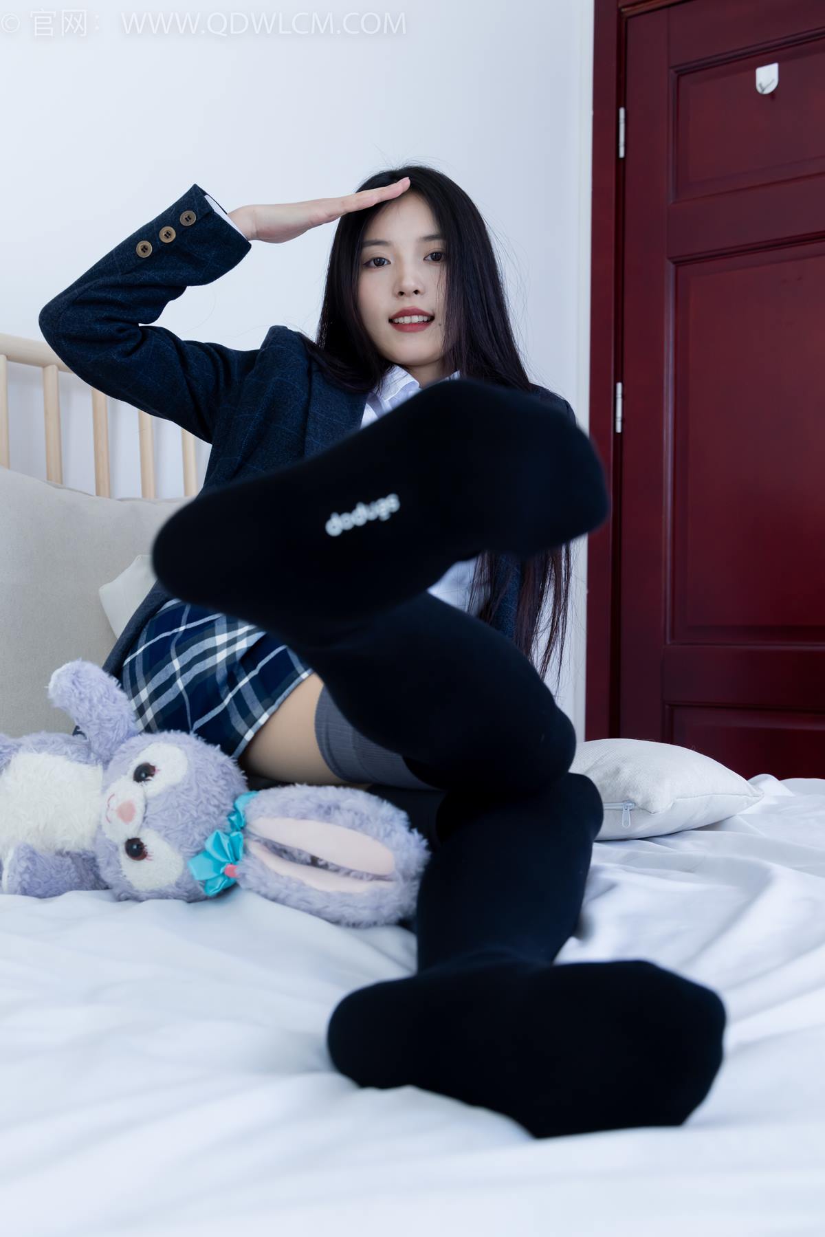 图片[66]-物恋传媒 NO.2371 茯苓-JK制服、皮鞋、拼接过膝袜[96P] – 速更版-美库