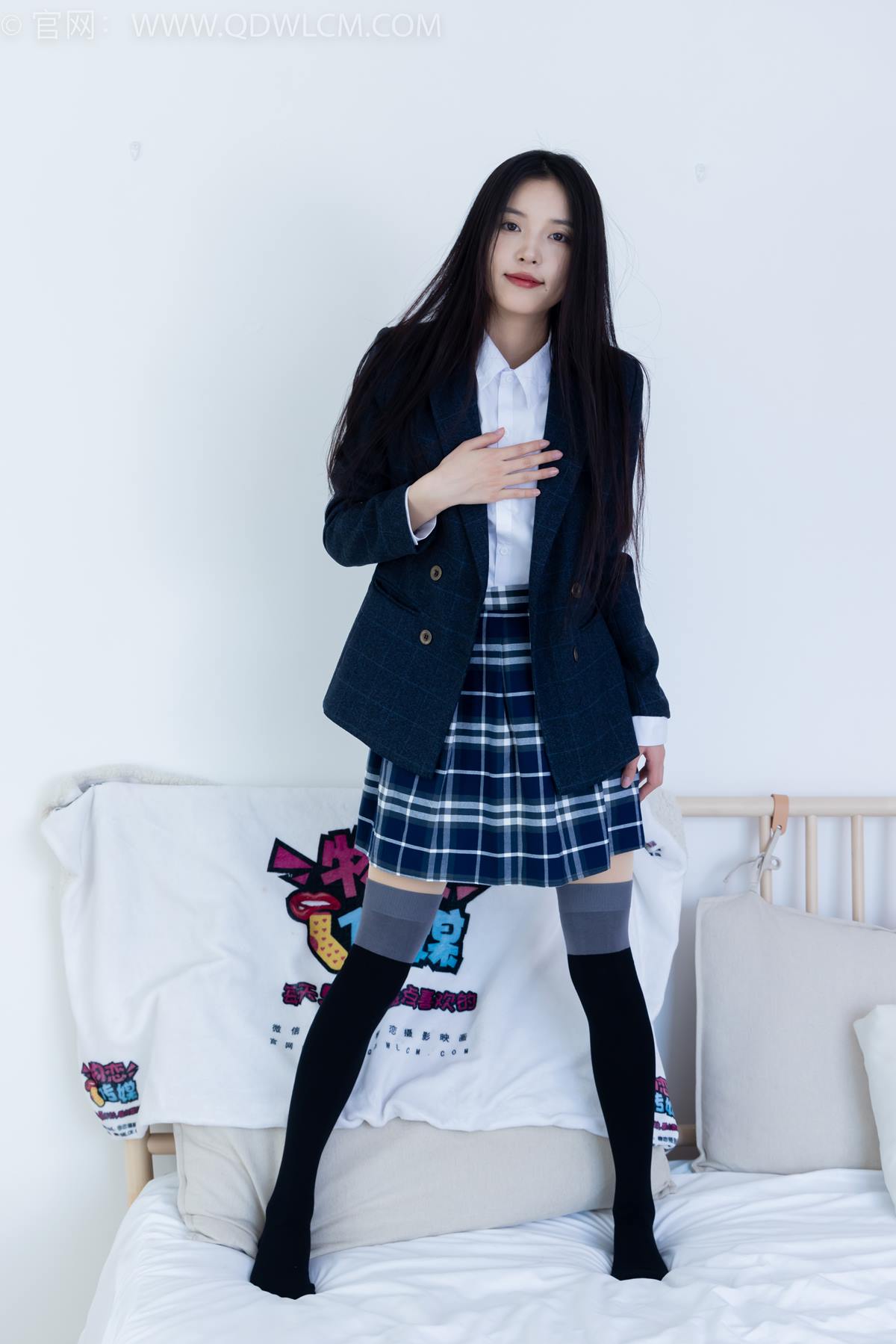 图片[91]-物恋传媒 NO.2371 茯苓-JK制服、皮鞋、拼接过膝袜[96P] – 速更版-美库