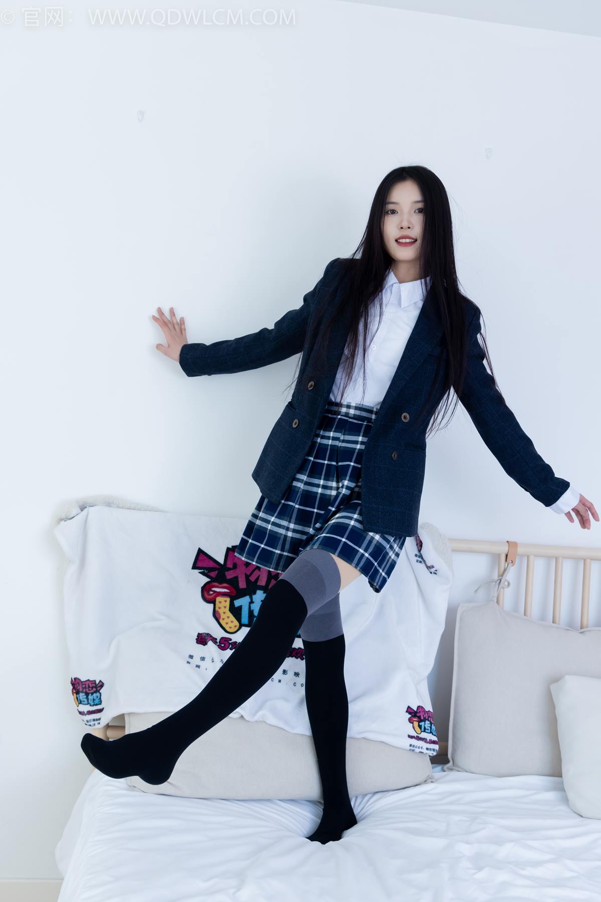 图片[93]-物恋传媒 NO.2371 茯苓-JK制服、皮鞋、拼接过膝袜[96P] – 速更版-美库