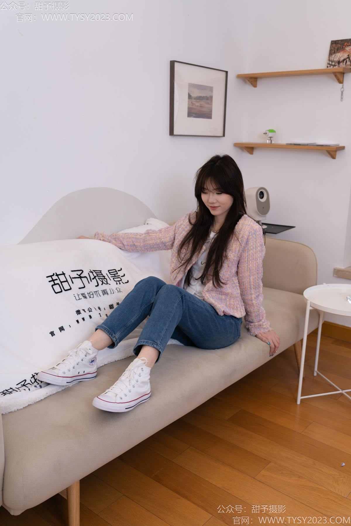 图片[14]-甜予摄影 NO.189 璇璇-帆布鞋、裸足、抖腿剧情[90P] – 速更版-美库