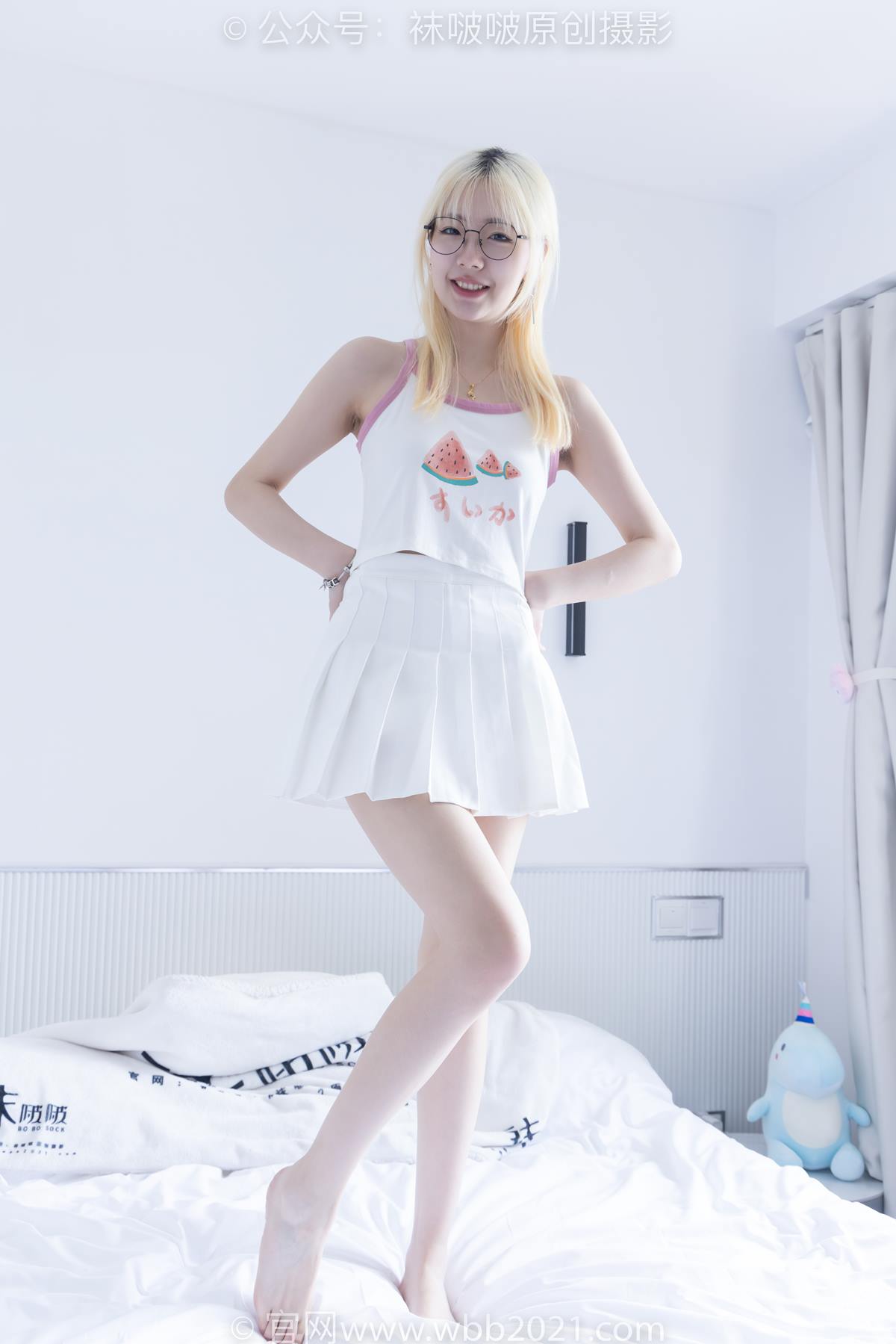 图片[44]-[BoBoSocks袜啵啵]NO.558 小甜豆-帆布鞋、黑丝、裸足[126P] – 速更版-美库