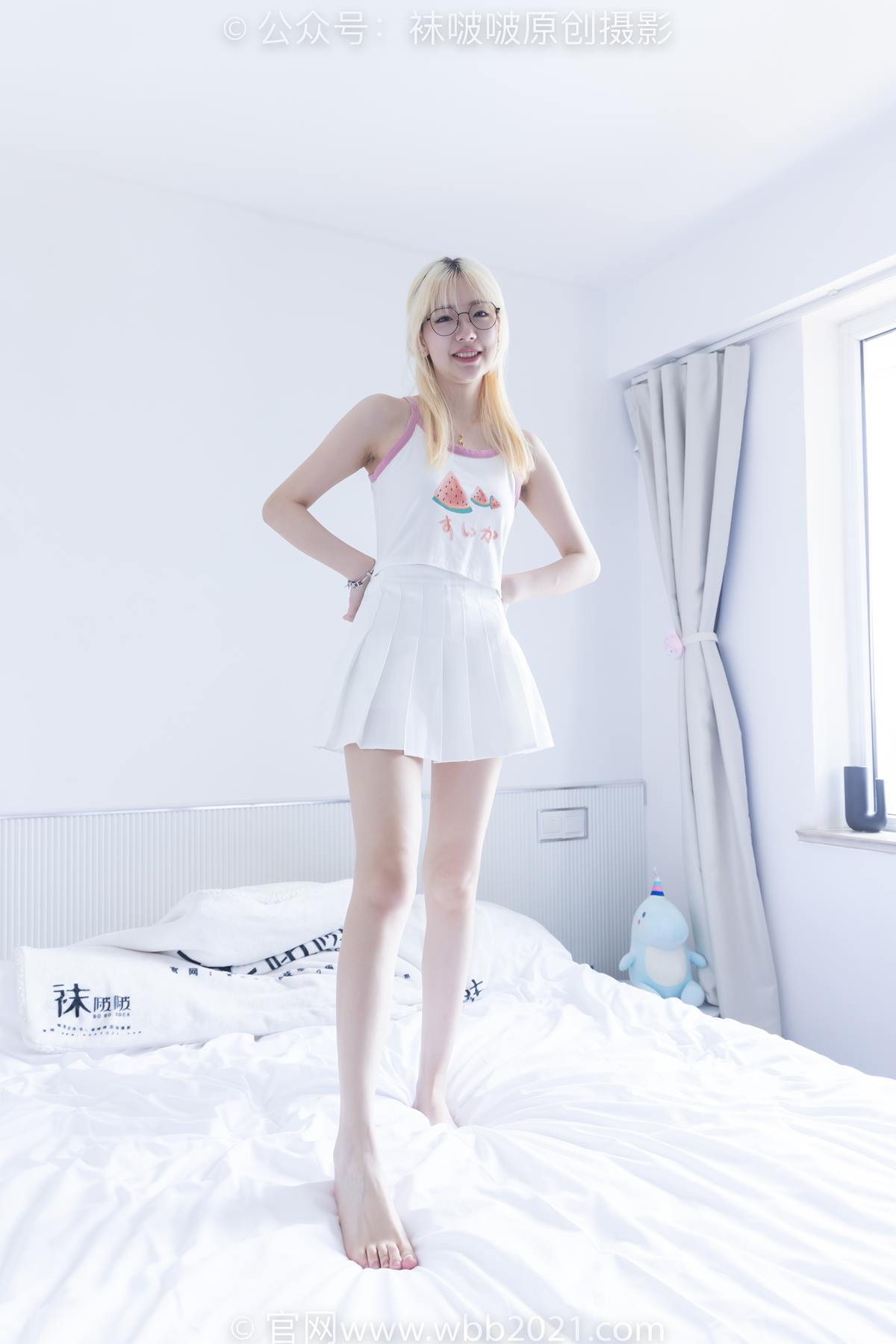 图片[46]-[BoBoSocks袜啵啵]NO.558 小甜豆-帆布鞋、黑丝、裸足[126P] – 速更版-美库