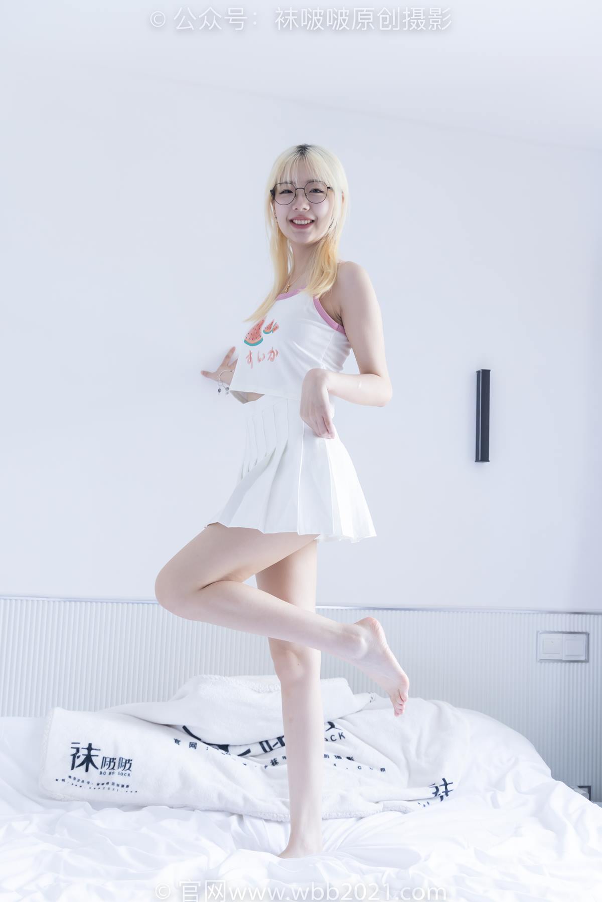 图片[64]-[BoBoSocks袜啵啵]NO.558 小甜豆-帆布鞋、黑丝、裸足[126P] – 速更版-美库