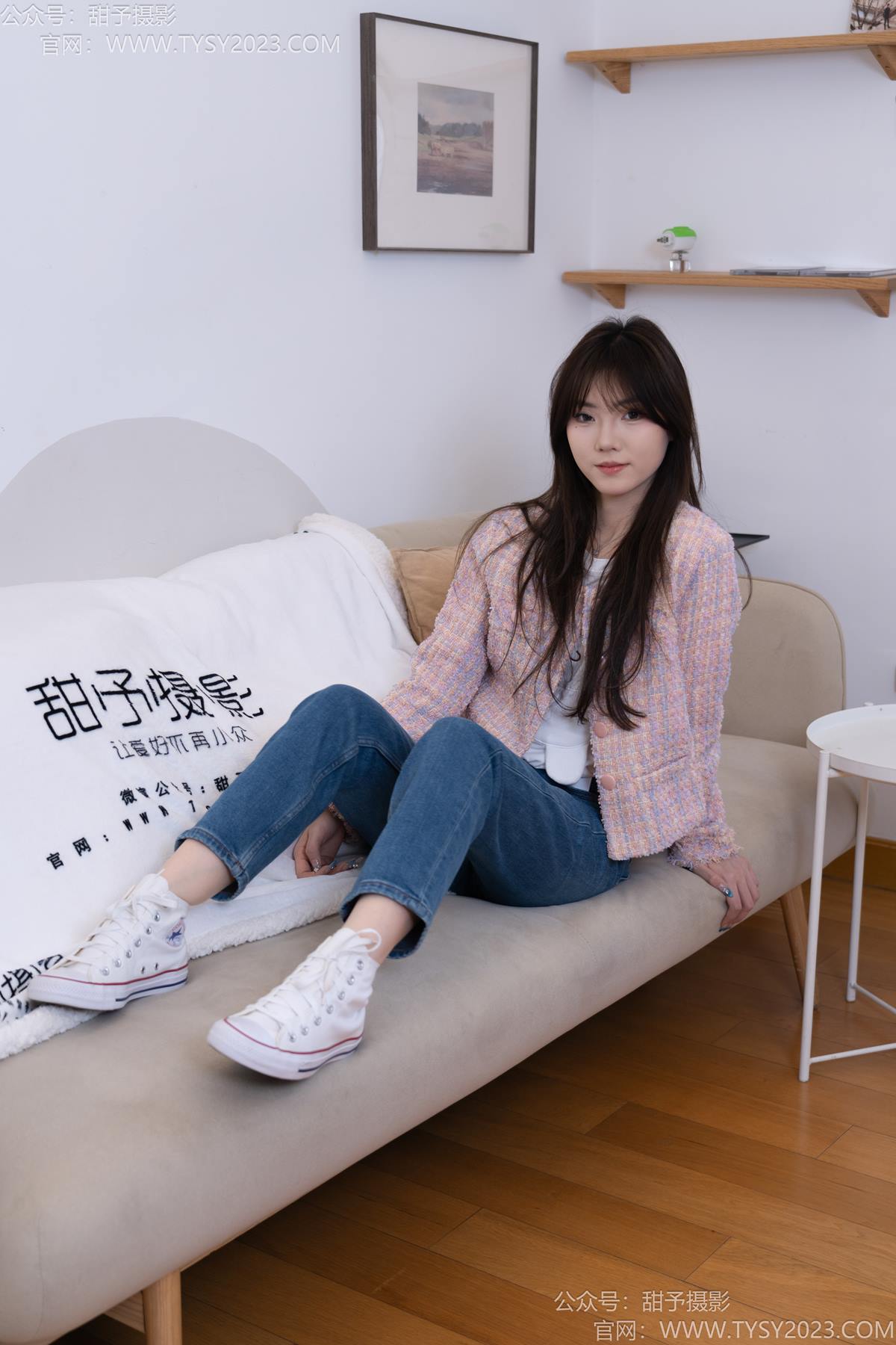 图片[86]-甜予摄影 NO.189 璇璇-帆布鞋、裸足、抖腿剧情[90P] – 速更版-美库