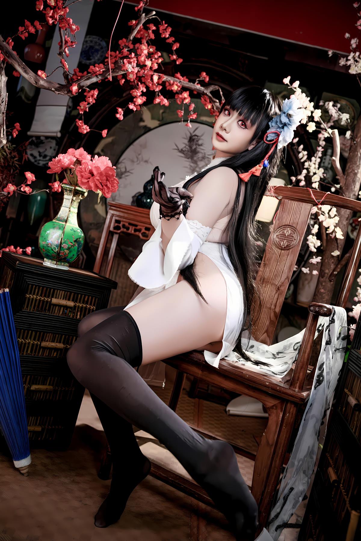 图片[12]-阿雪雪 – 碧蓝航线 逸仙 旗袍[40P] – 速更版-美库