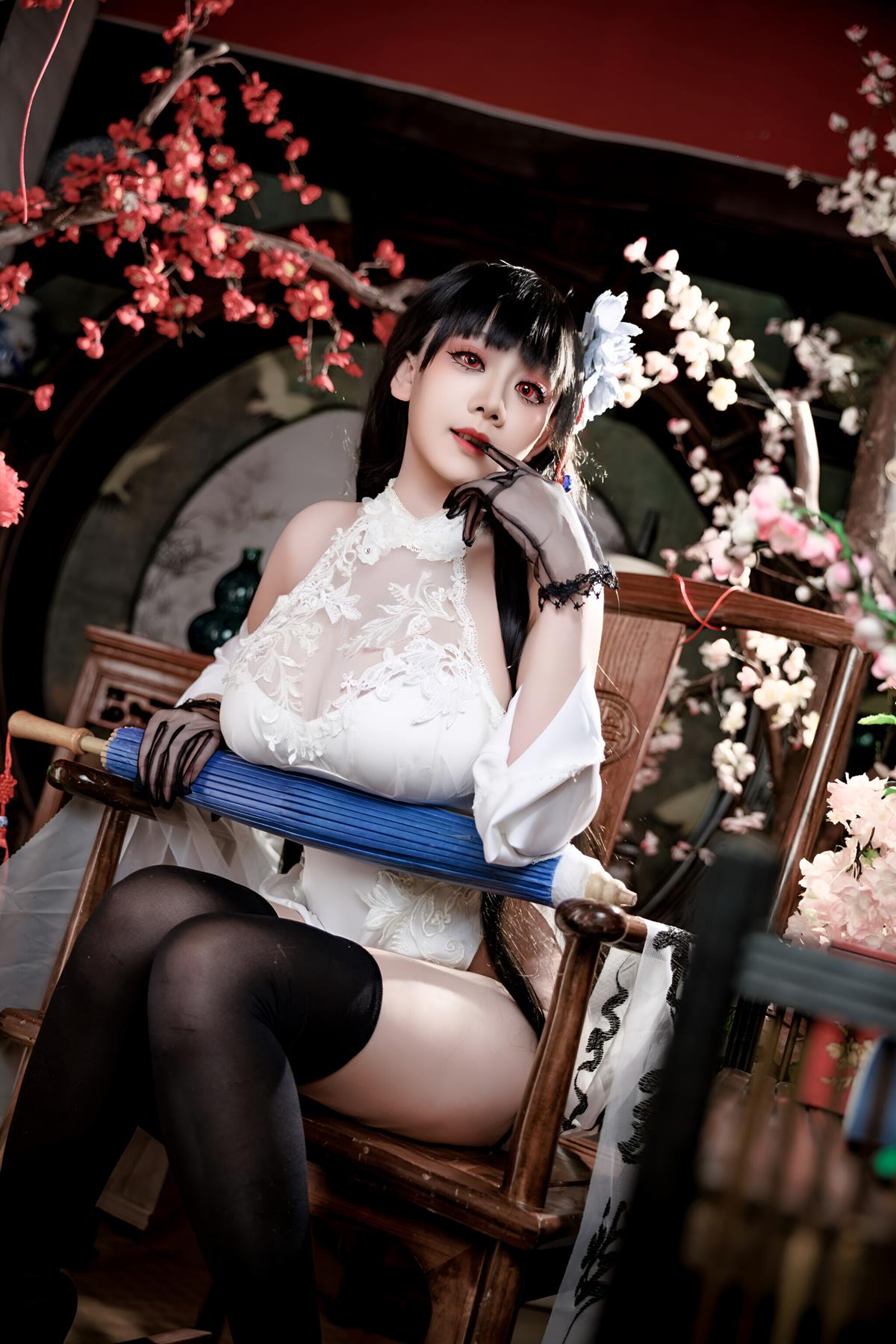 图片[15]-阿雪雪 – 碧蓝航线 逸仙 旗袍[40P] – 速更版-美库