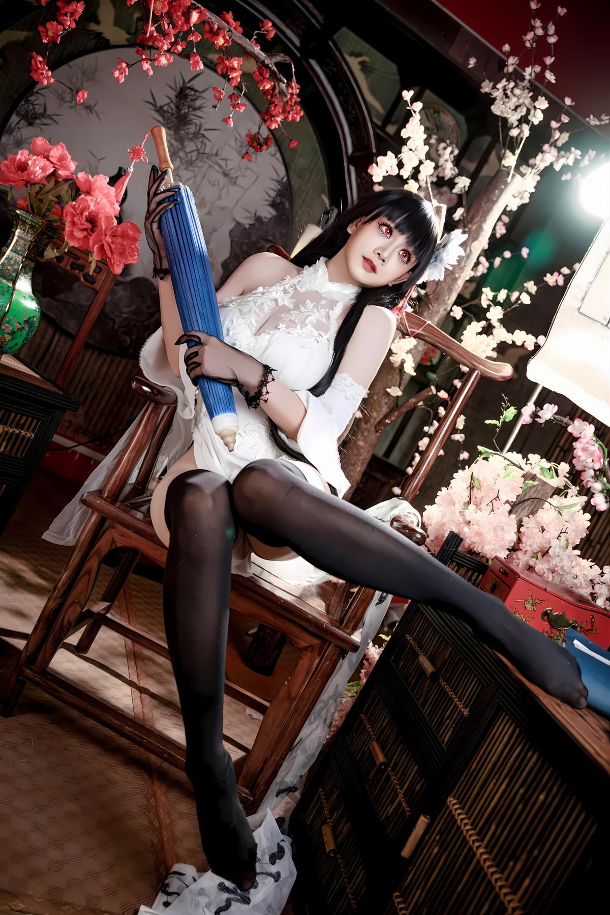 图片[17]-阿雪雪 – 碧蓝航线 逸仙 旗袍[40P] – 速更版-美库