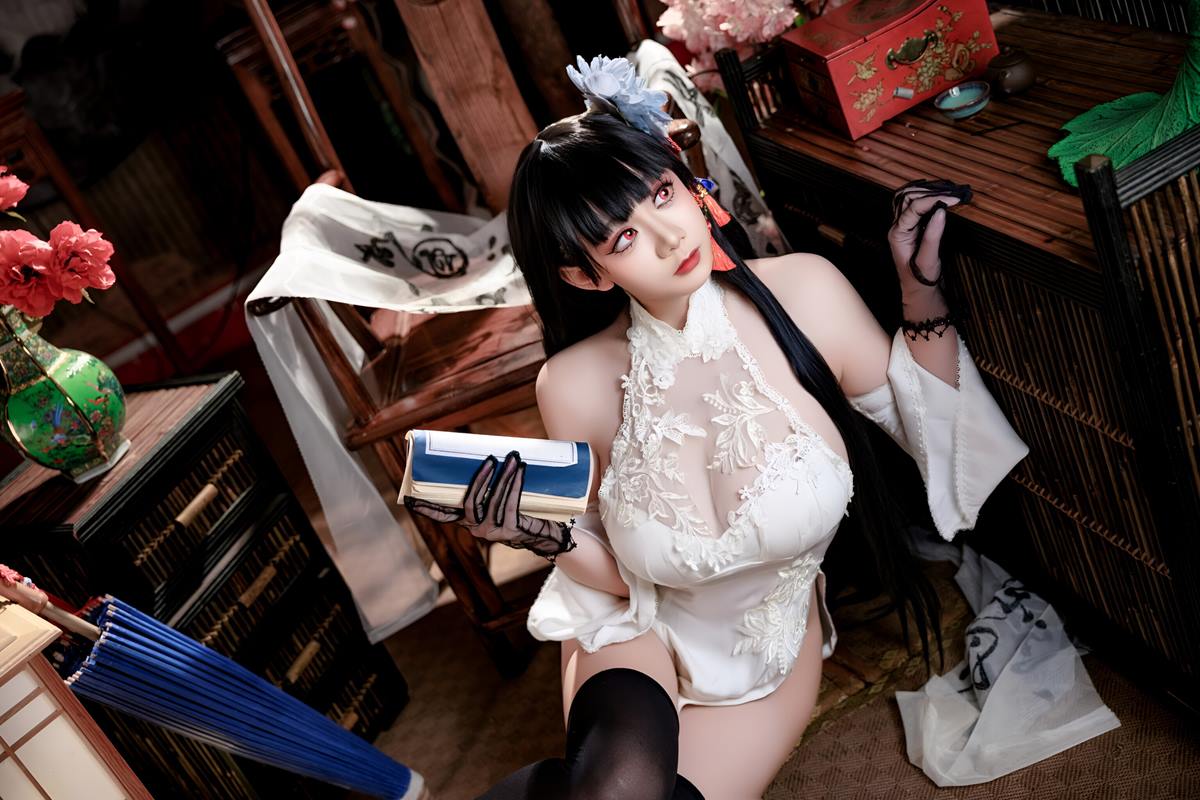 图片[40]-阿雪雪 – 碧蓝航线 逸仙 旗袍[40P] – 速更版-美库