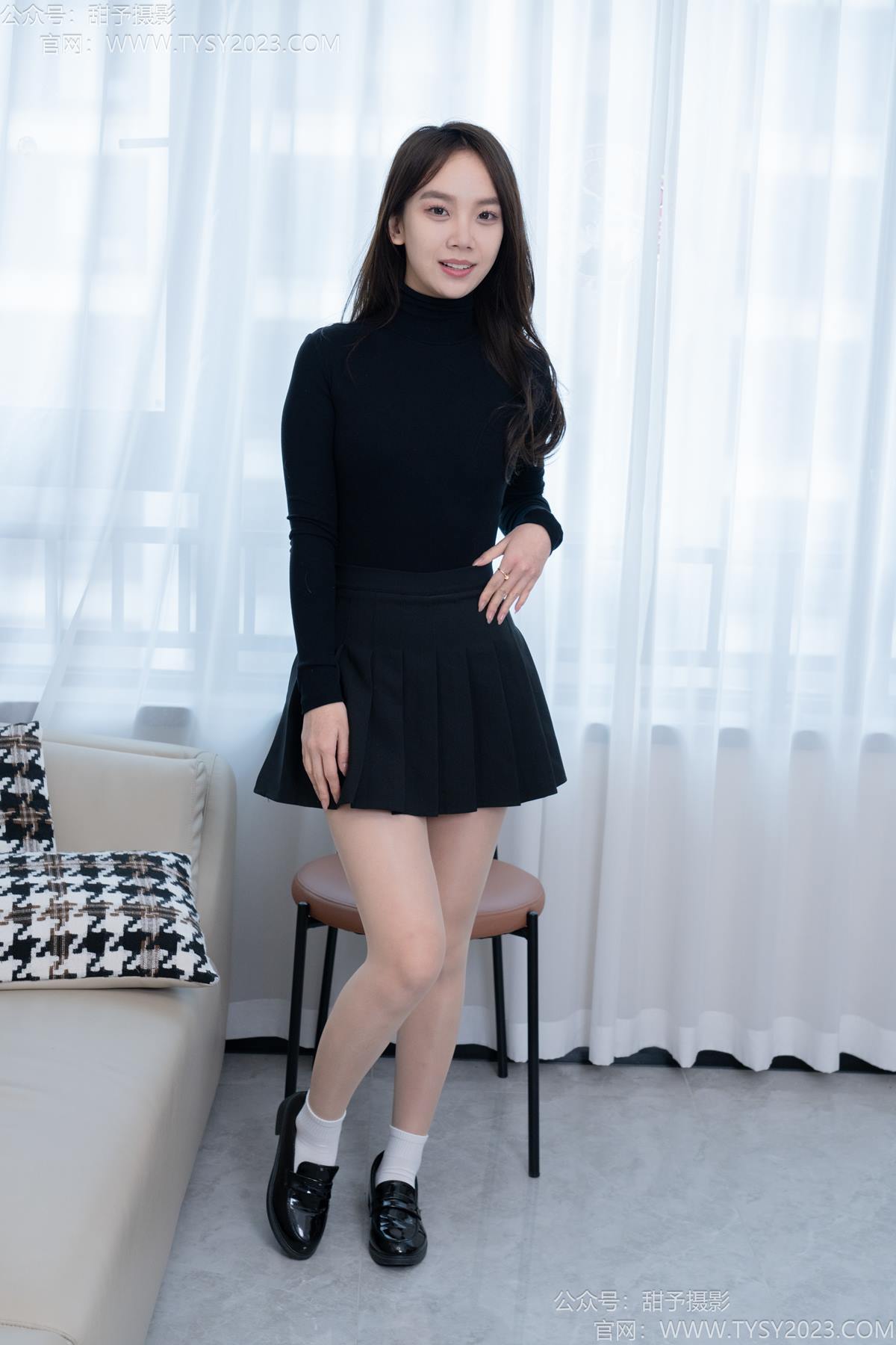 图片[12]-甜予摄影 NO.191 贝壳-皮鞋、白棉袜、薄肉丝[111P] – 速更版-美库