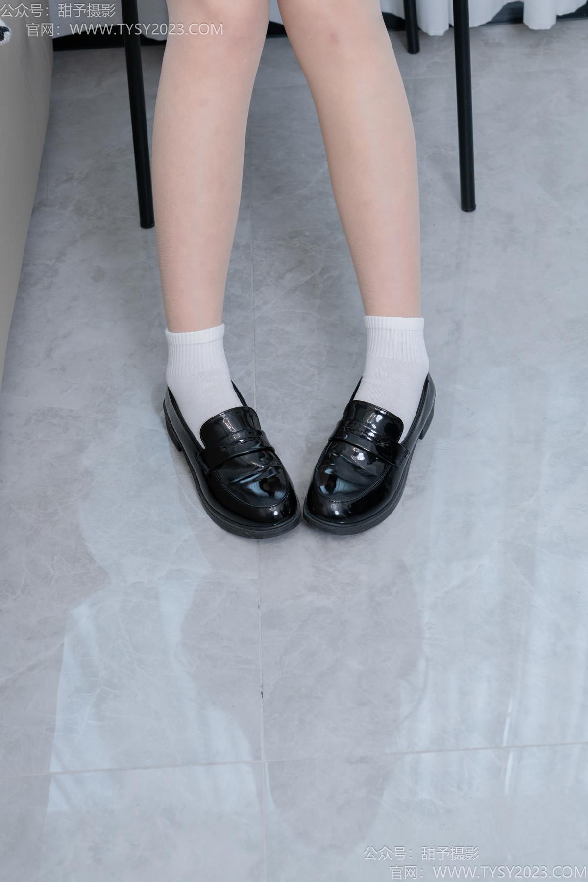 图片[14]-甜予摄影 NO.191 贝壳-皮鞋、白棉袜、薄肉丝[111P] – 速更版-美库