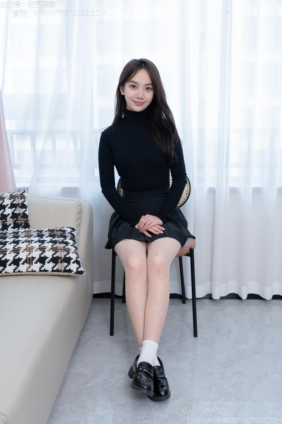 图片[107]-甜予摄影 NO.191 贝壳-皮鞋、白棉袜、薄肉丝[111P] – 速更版-美库