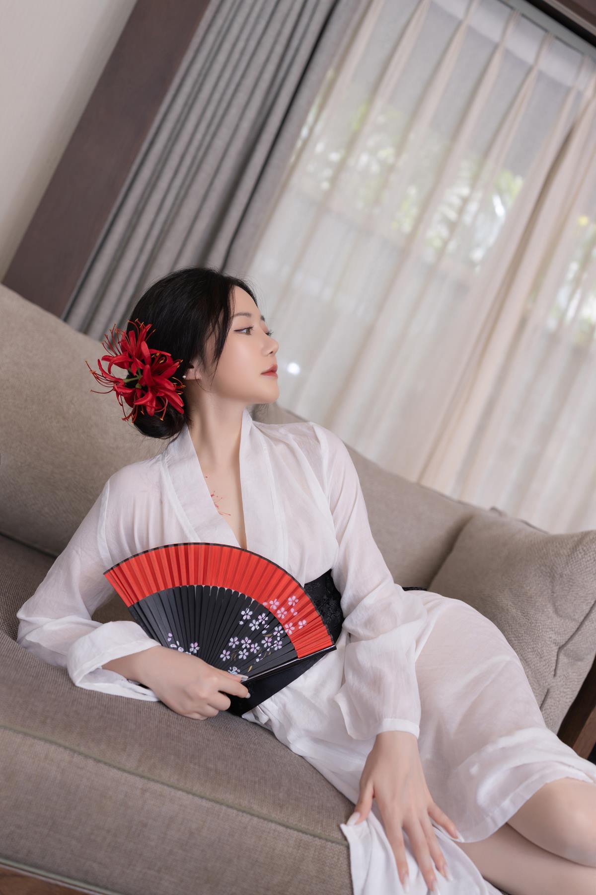 图片[15]-秀人名模鱼子酱Fish《寂》写真[46P] – 速更版-美库