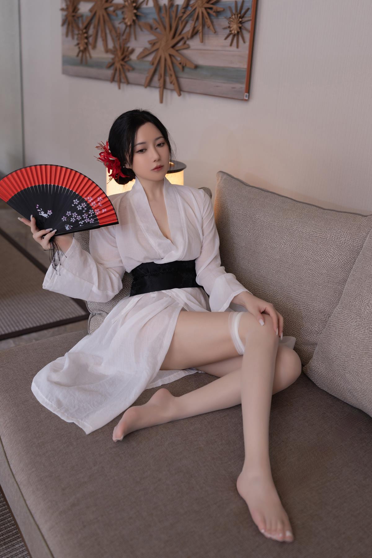 图片[16]-秀人名模鱼子酱Fish《寂》写真[46P] – 速更版-美库