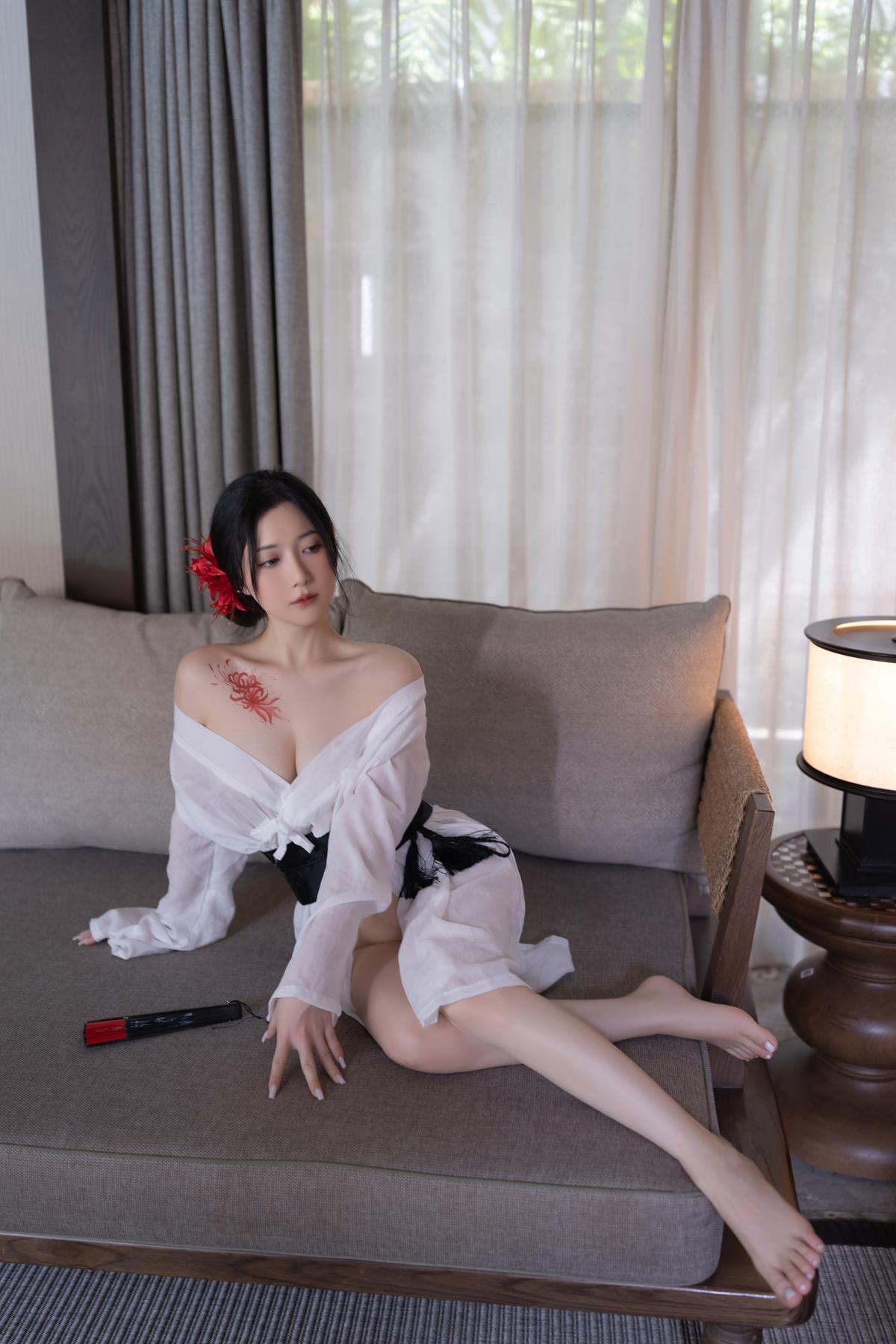 图片[27]-秀人名模鱼子酱Fish《寂》写真[46P] – 速更版-美库