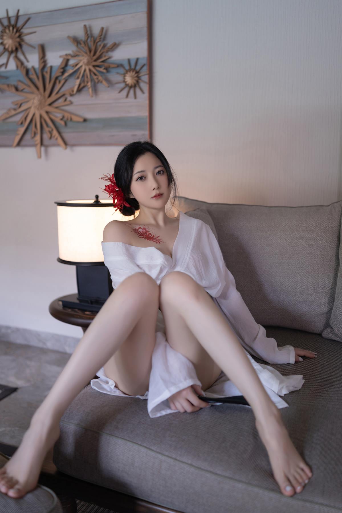 图片[29]-秀人名模鱼子酱Fish《寂》写真[46P] – 速更版-美库