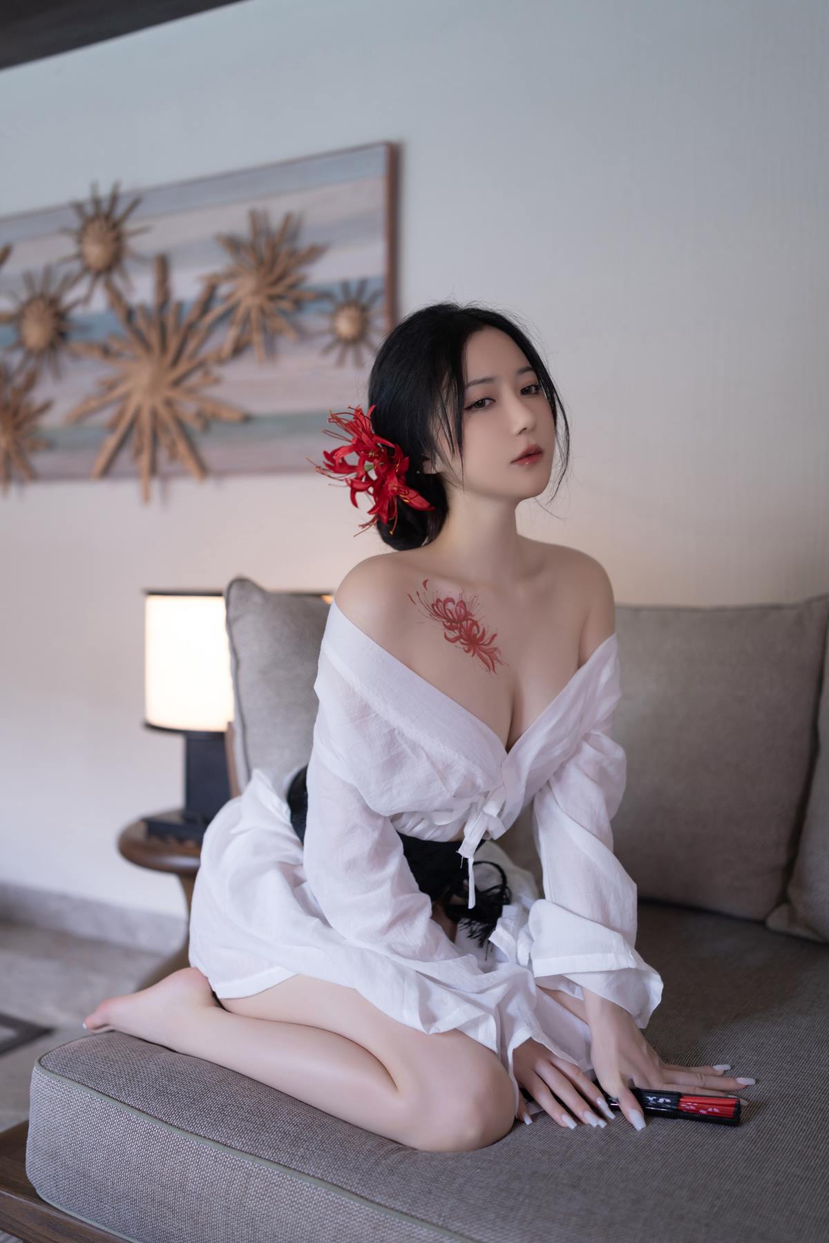 图片[30]-秀人名模鱼子酱Fish《寂》写真[46P] – 速更版-美库