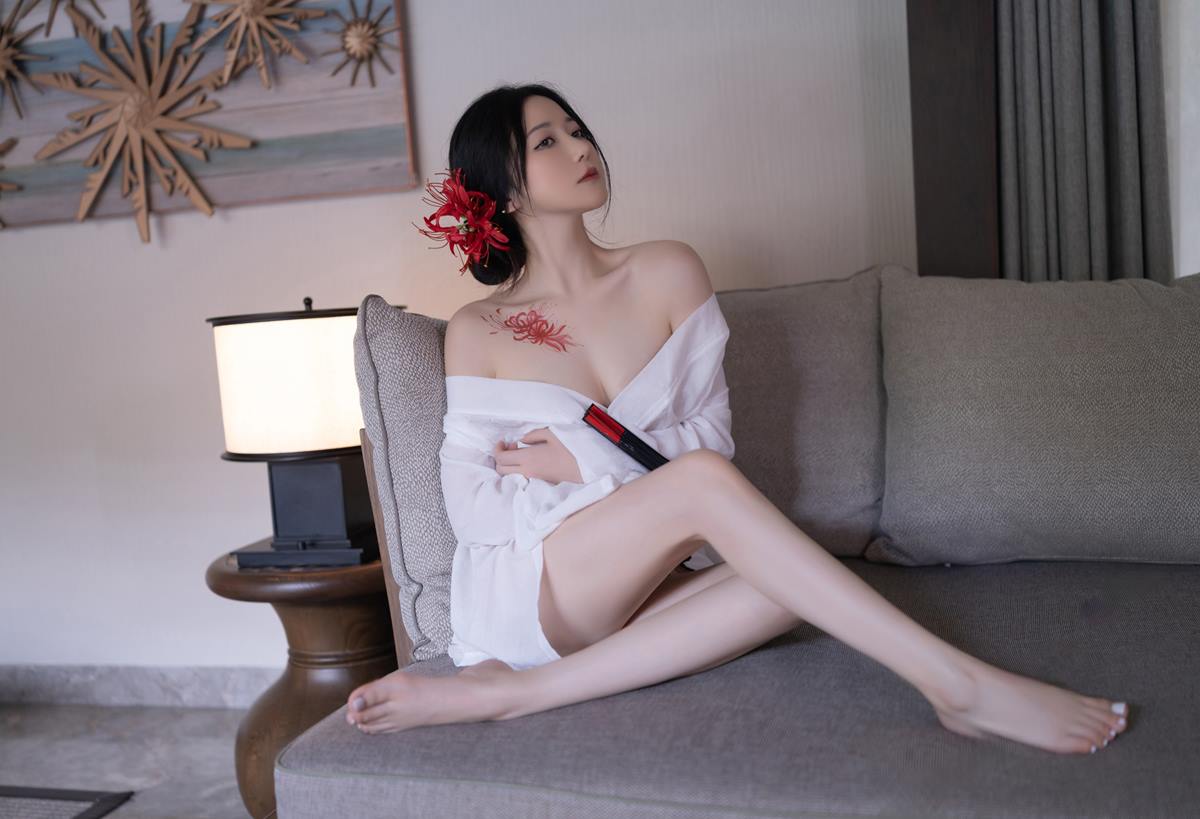 图片[32]-秀人名模鱼子酱Fish《寂》写真[46P] – 速更版-美库