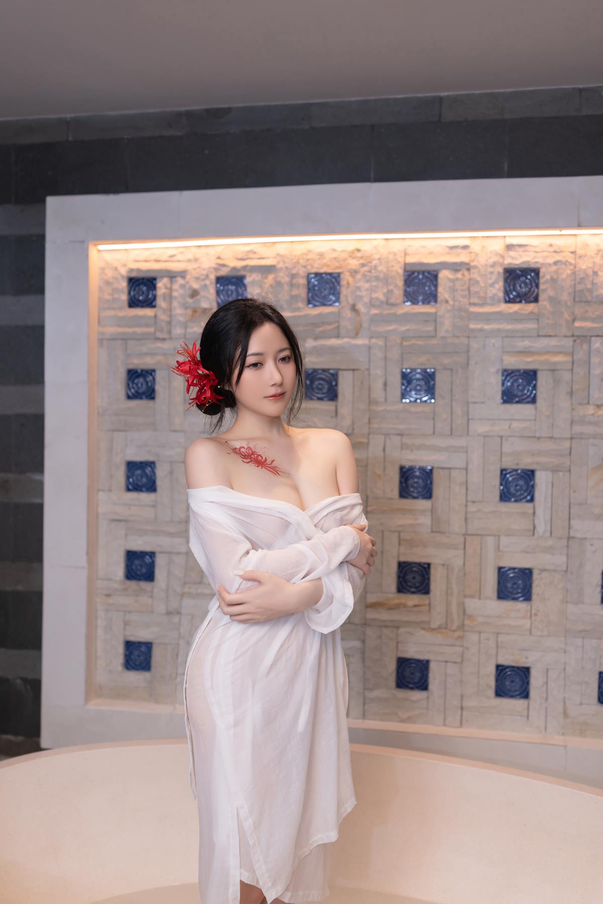 图片[38]-秀人名模鱼子酱Fish《寂》写真[46P] – 速更版-美库