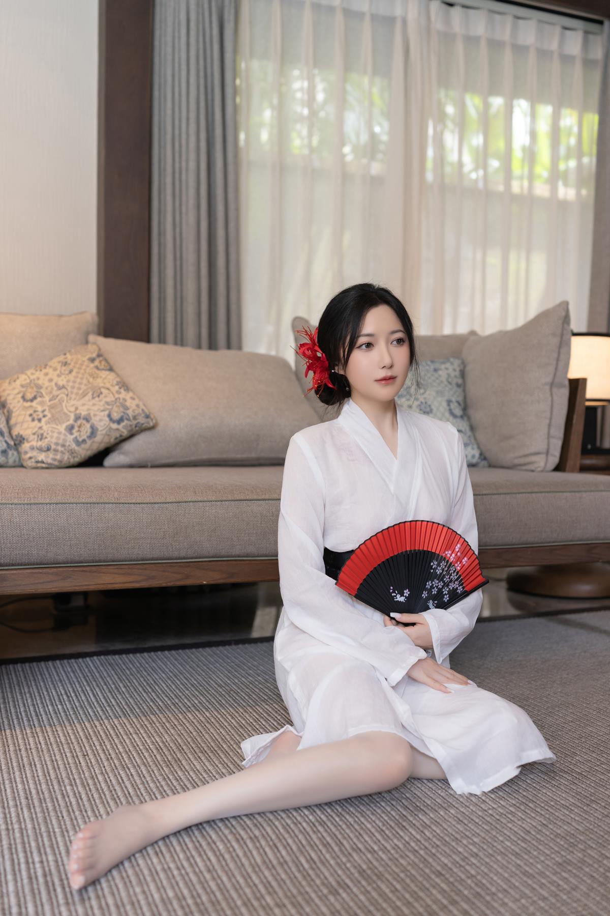 图片[40]-秀人名模鱼子酱Fish《寂》写真[46P] – 速更版-美库