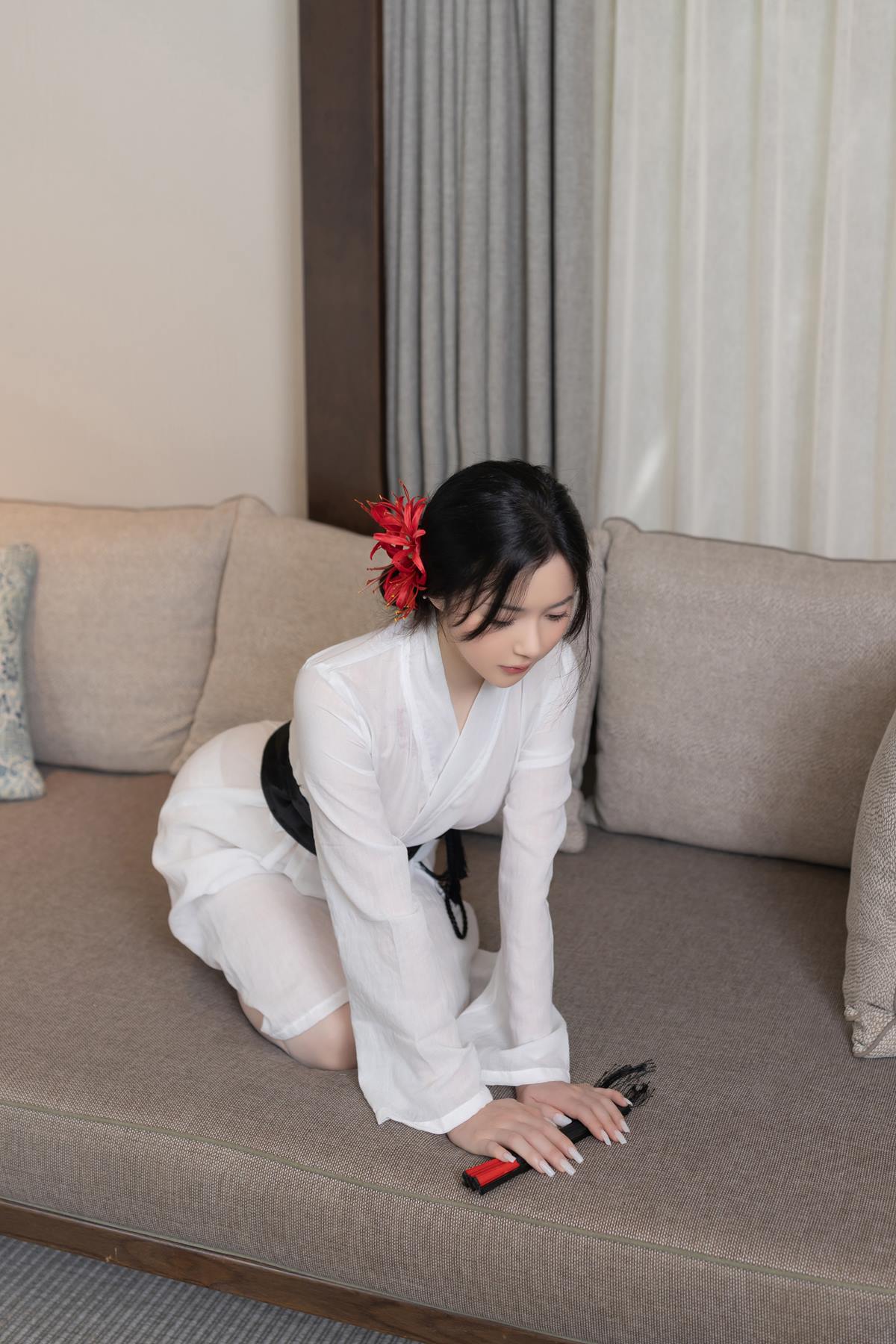 图片[42]-秀人名模鱼子酱Fish《寂》写真[46P] – 速更版-美库