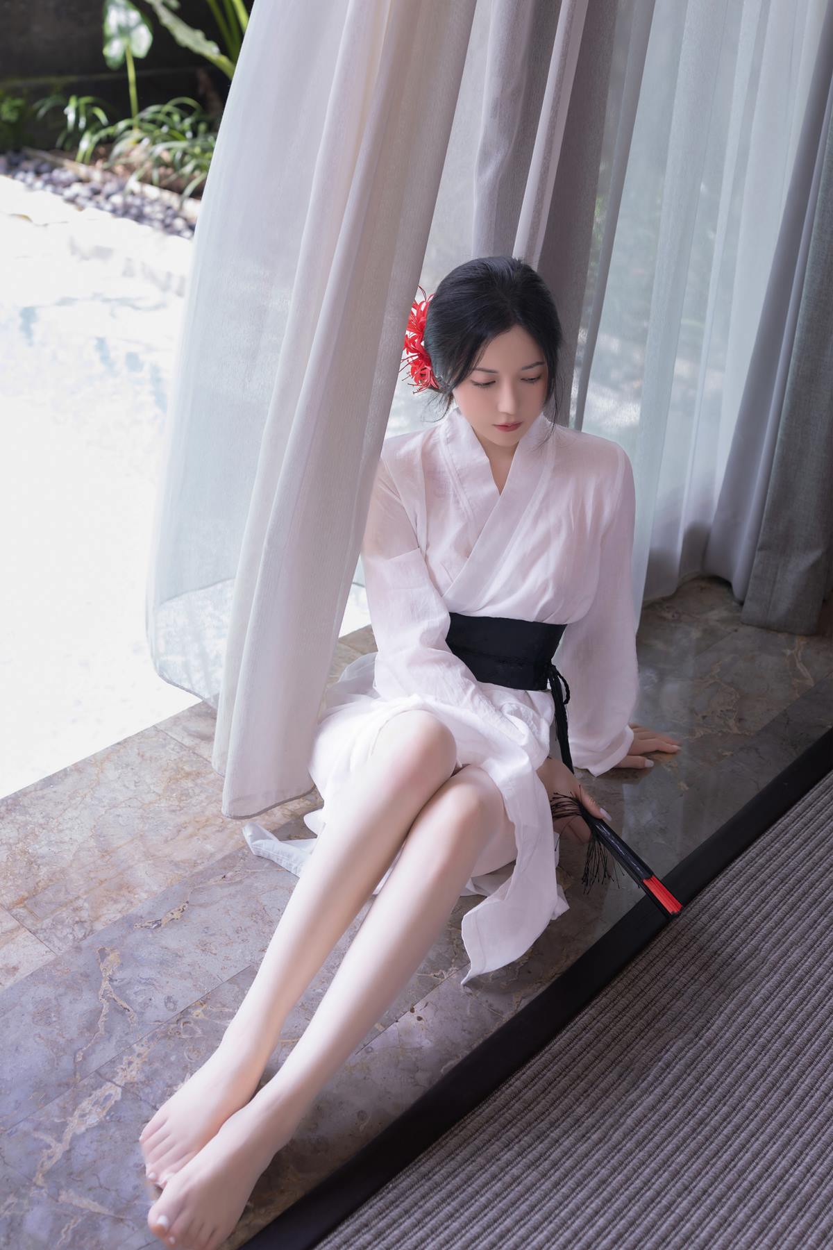 图片[47]-秀人名模鱼子酱Fish《寂》写真[46P] – 速更版-美库