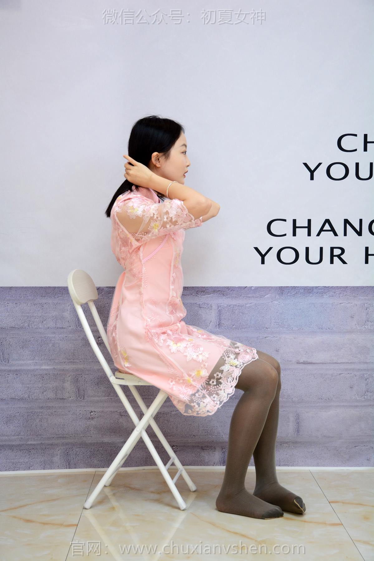 图片[12]-初夏女神 NO.283 双双 温柔粉袍[60P] – 速更版-美库