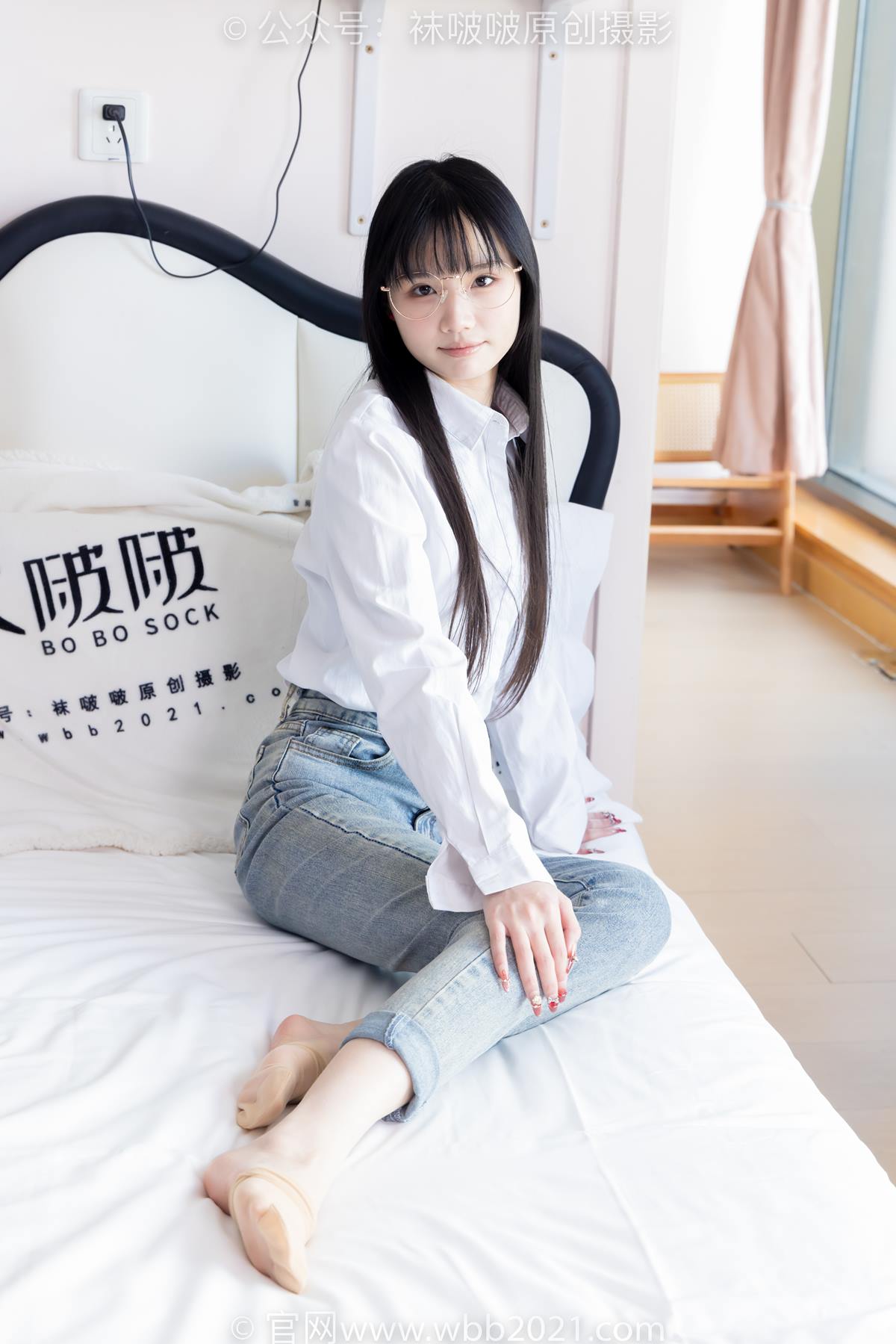 图片[13]-[BoBoSocks袜啵啵]NO.559 甜甜圈-高跟鞋、短肉丝、垫脚半蹲半脱袜子剧情[106P] – 速更版-美库