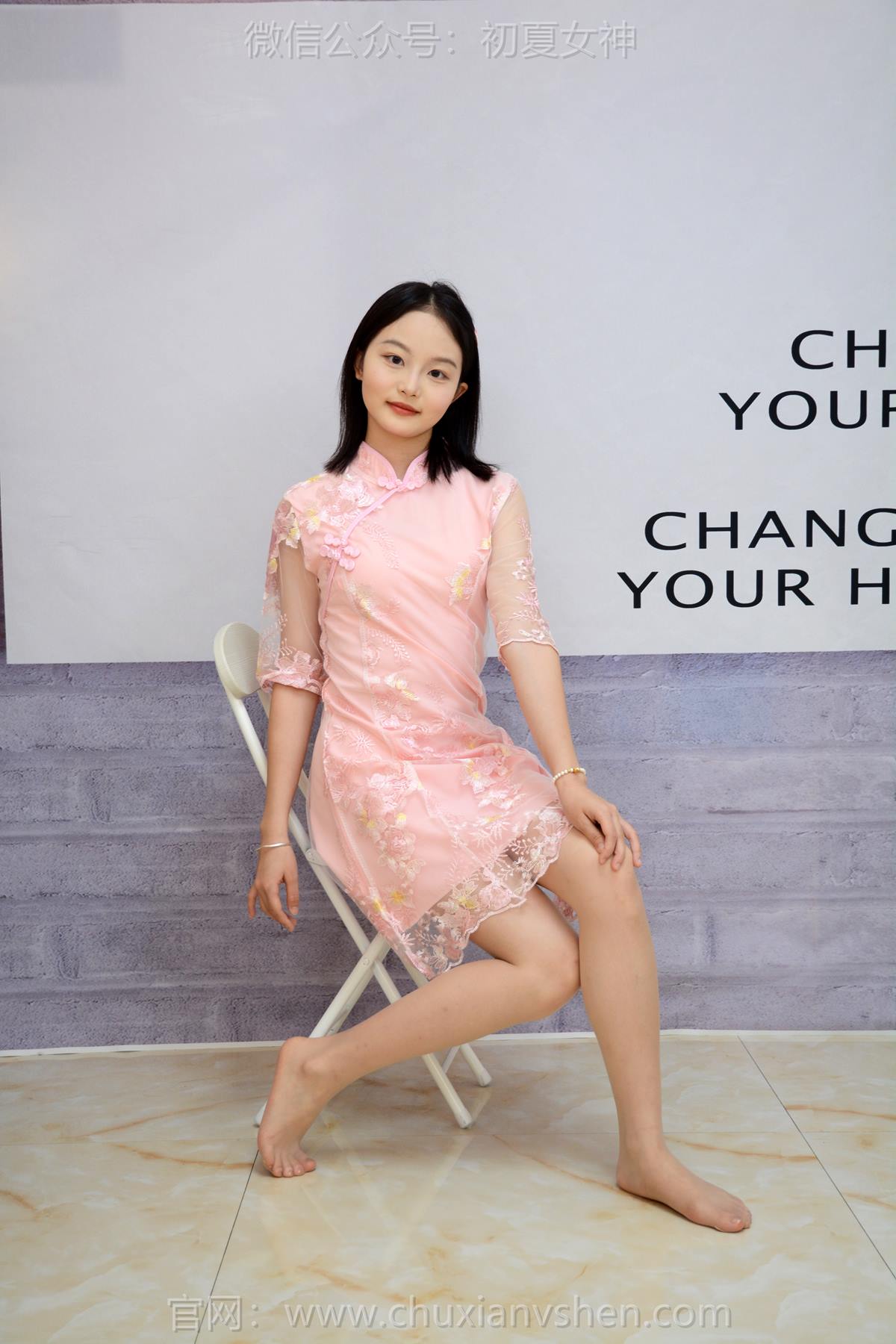 图片[31]-初夏女神 NO.283 双双 温柔粉袍[60P] – 速更版-美库