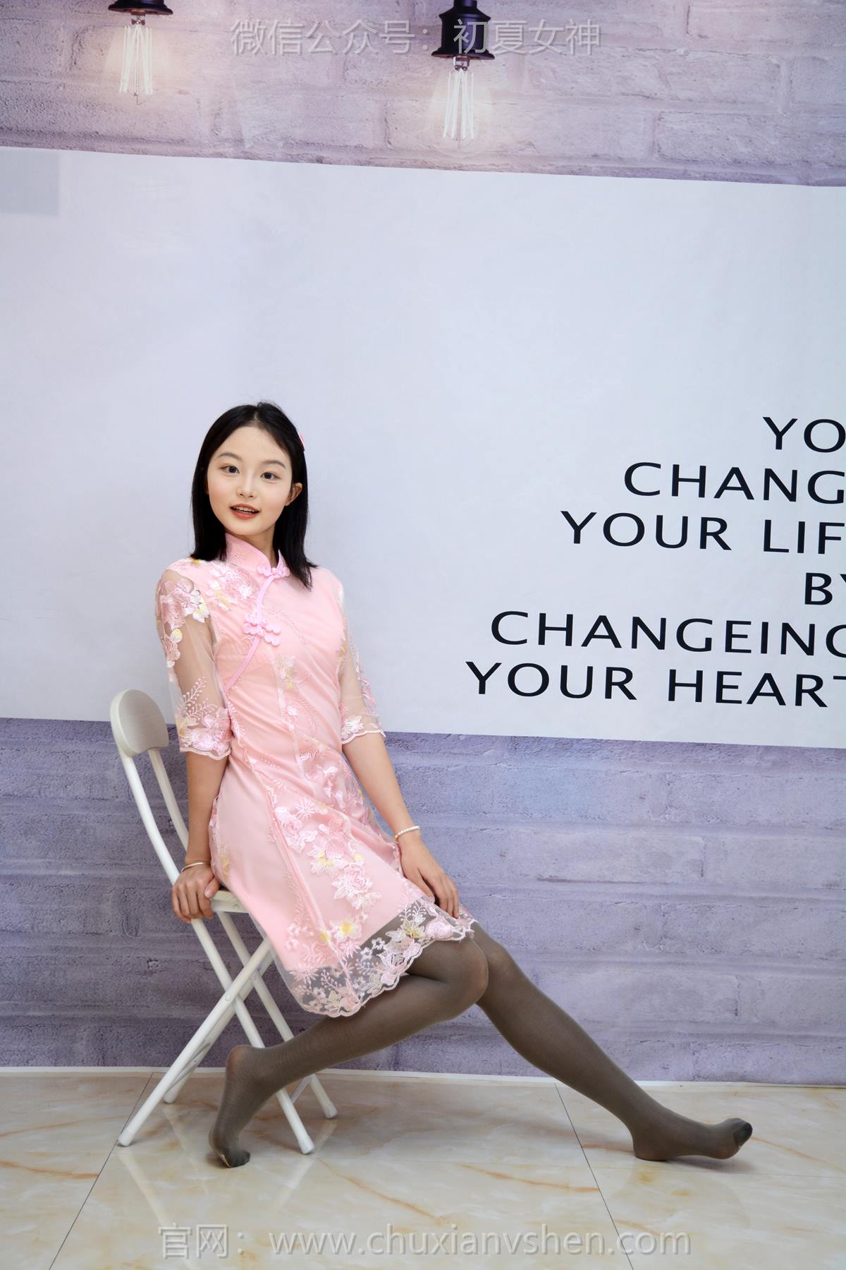 图片[55]-初夏女神 NO.283 双双 温柔粉袍[60P] – 速更版-美库