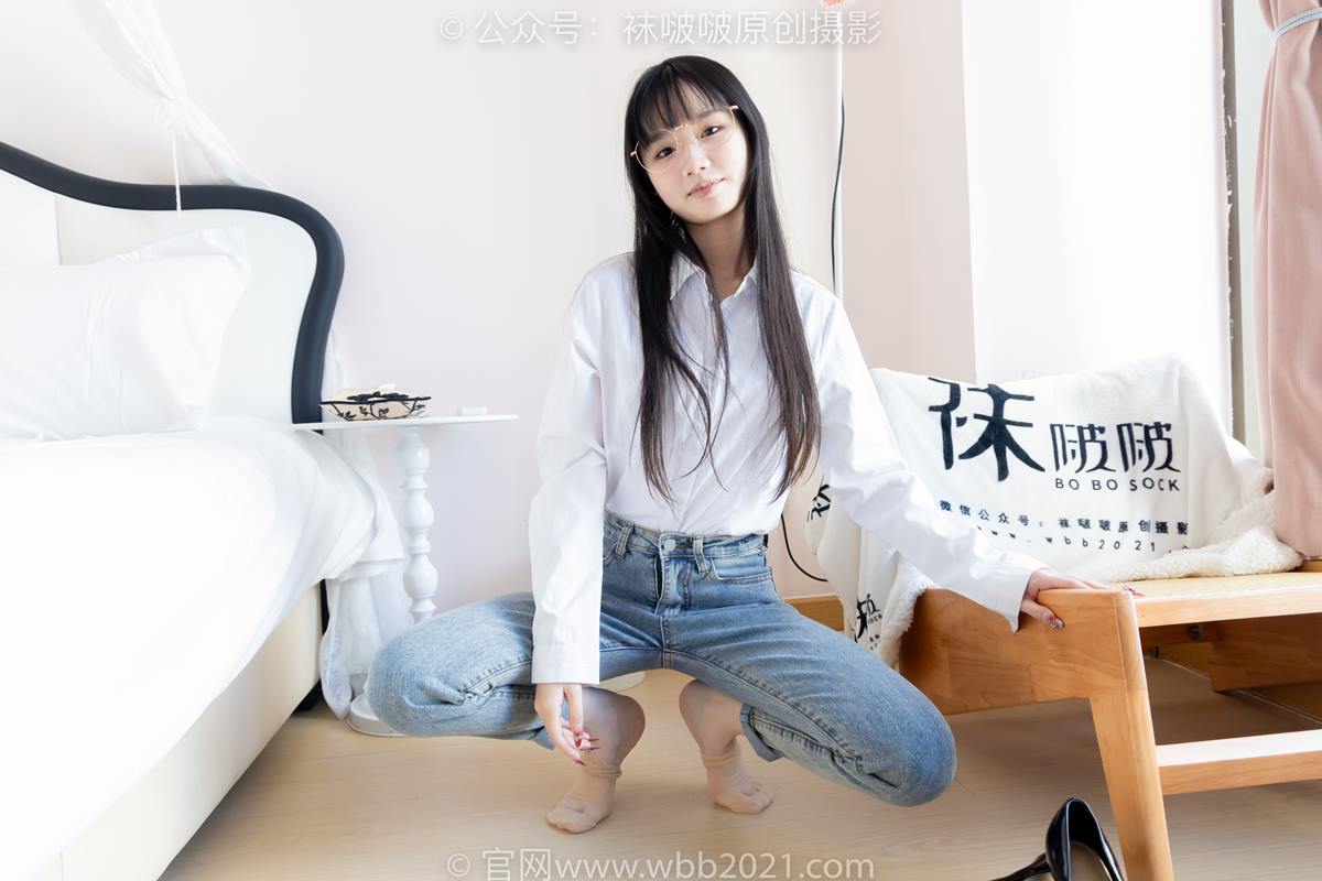 图片[74]-[BoBoSocks袜啵啵]NO.559 甜甜圈-高跟鞋、短肉丝、垫脚半蹲半脱袜子剧情[106P] – 速更版-美库